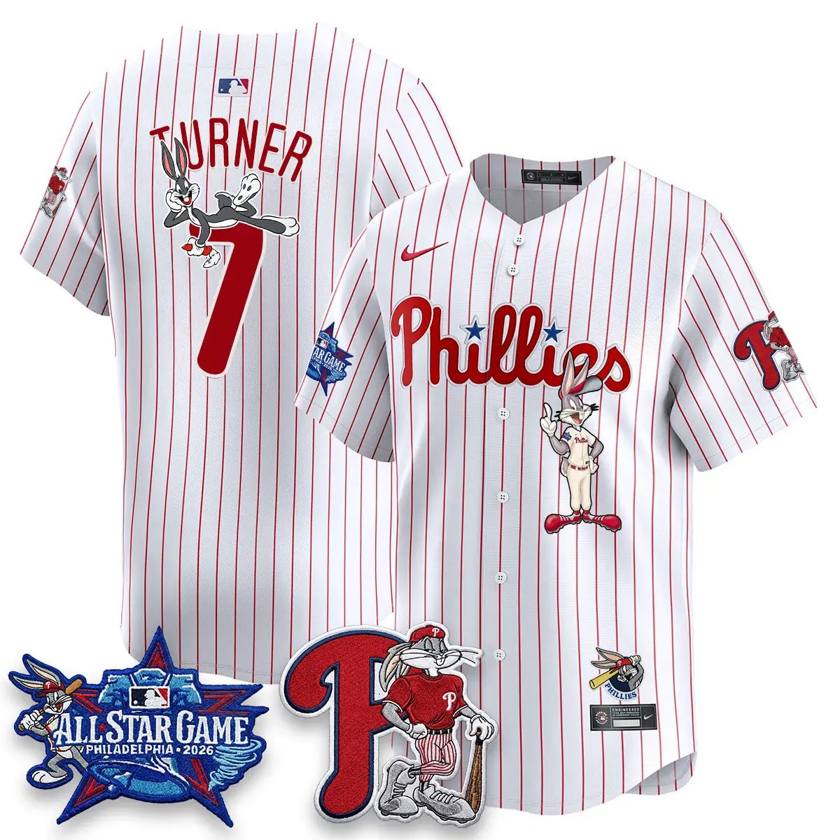Philadelphia Phillies x Bunny Vapor Premier Limited Jersey - Stitched by Philadelphia Phillies