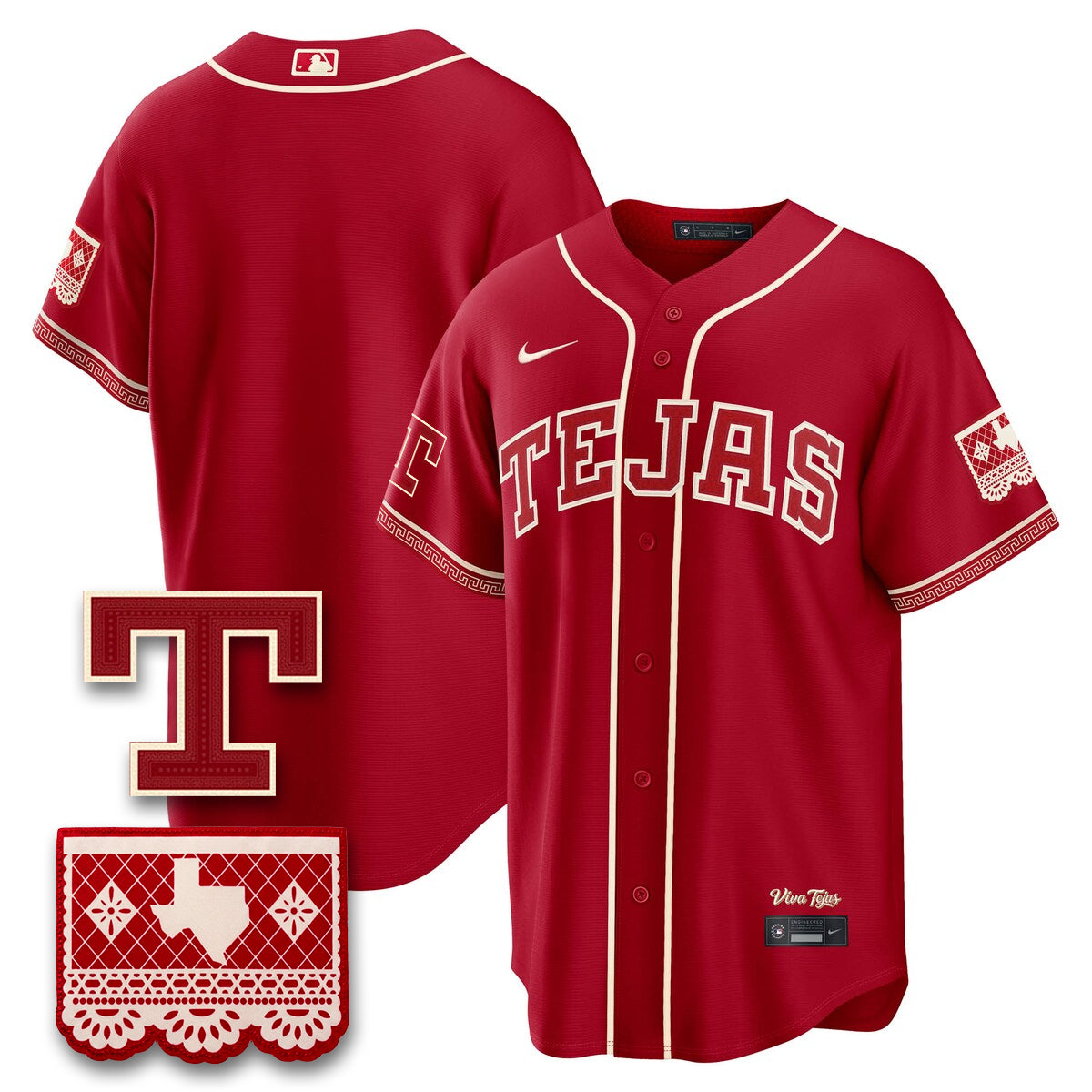 TEX 2026 City Connect Vapor Jersey - All Stitched by Texas Rangers