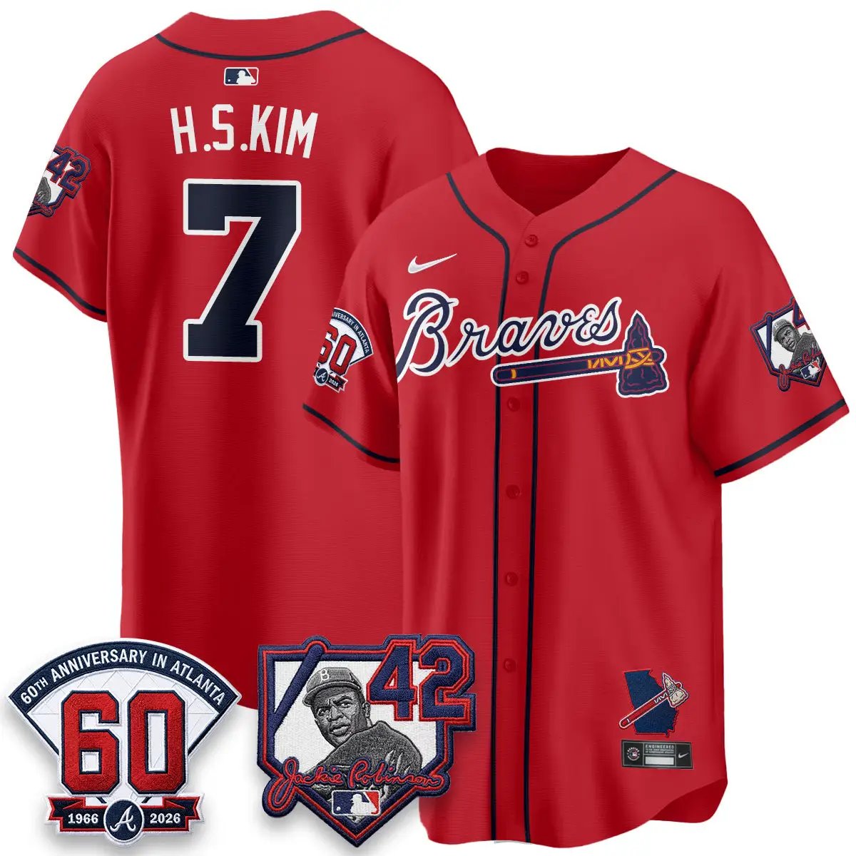 ATL 2026 Jackie Robinson Day Vapor Limited City Connect Jersey - All Stitched by Atlanta Braves