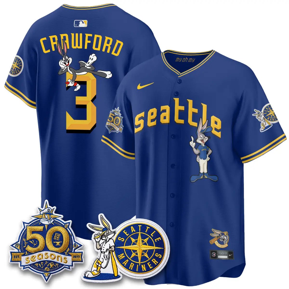 SEA x Bunny Vapor Premier Limited Jersey - Stitched by Seattle Mariners