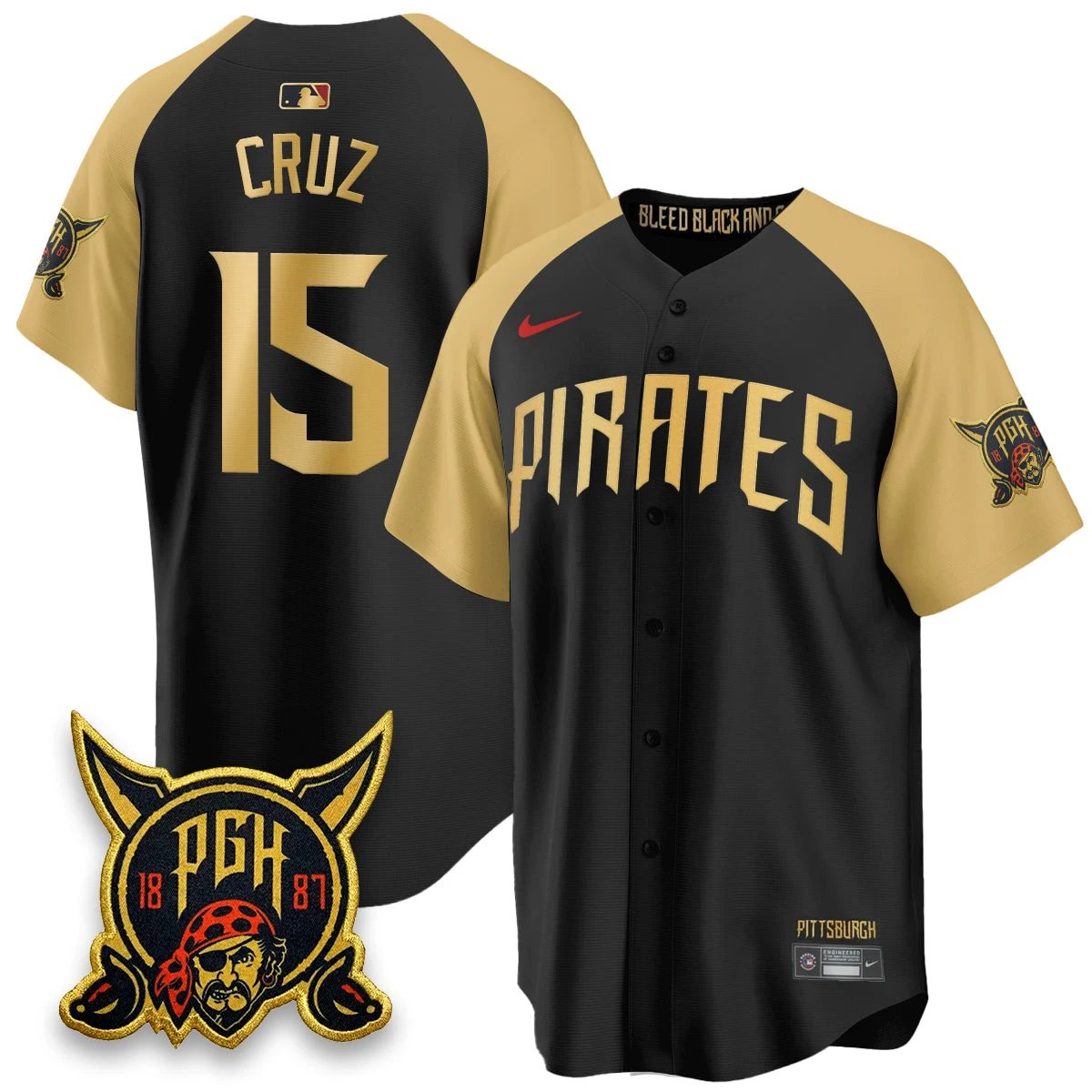 PIT 2026 City Connect Vapor Limited Jersey - All Stitched by Pittsburgh Pirates