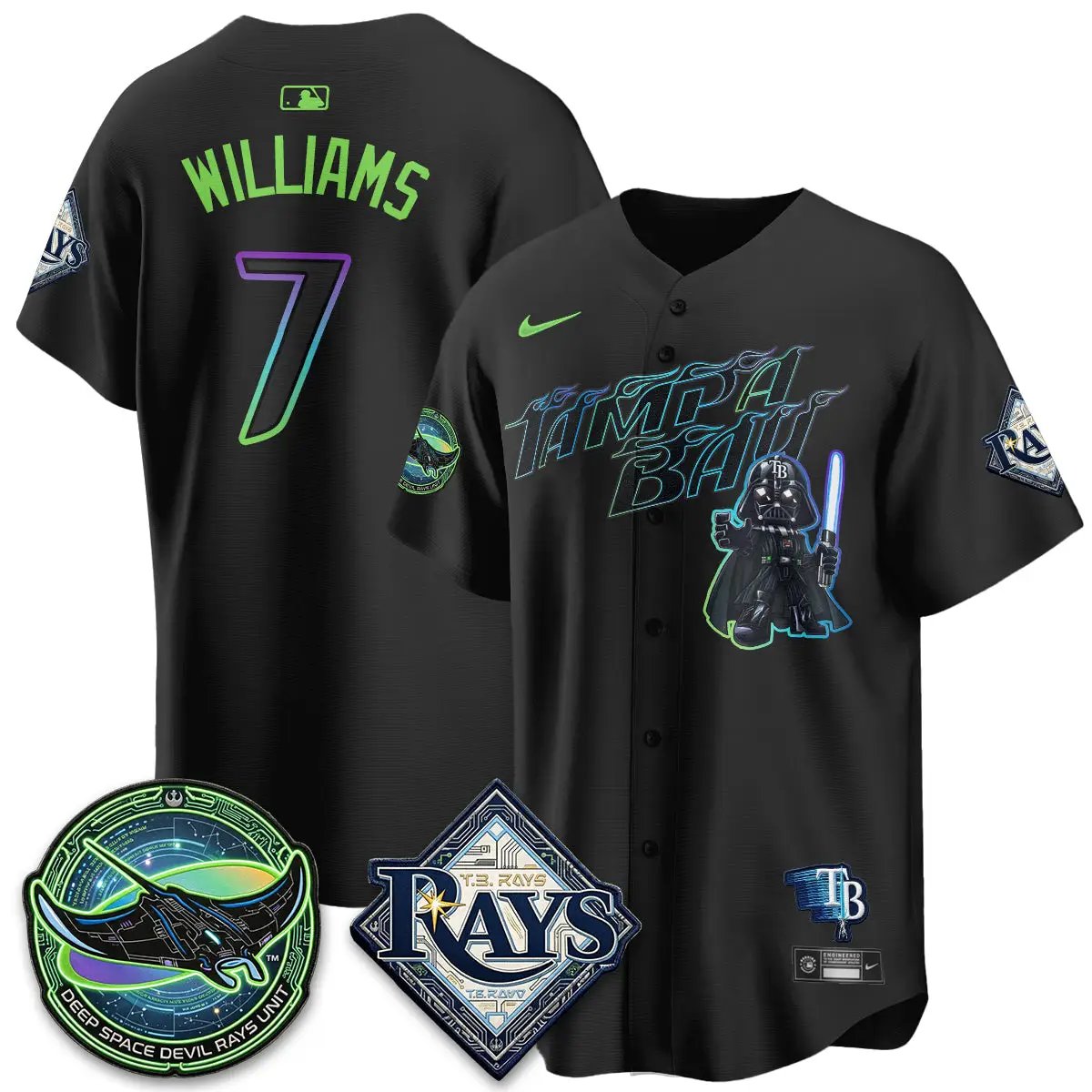TB x SW Vapor Limited Jersey - Stitched by Tampa Bay Rays
