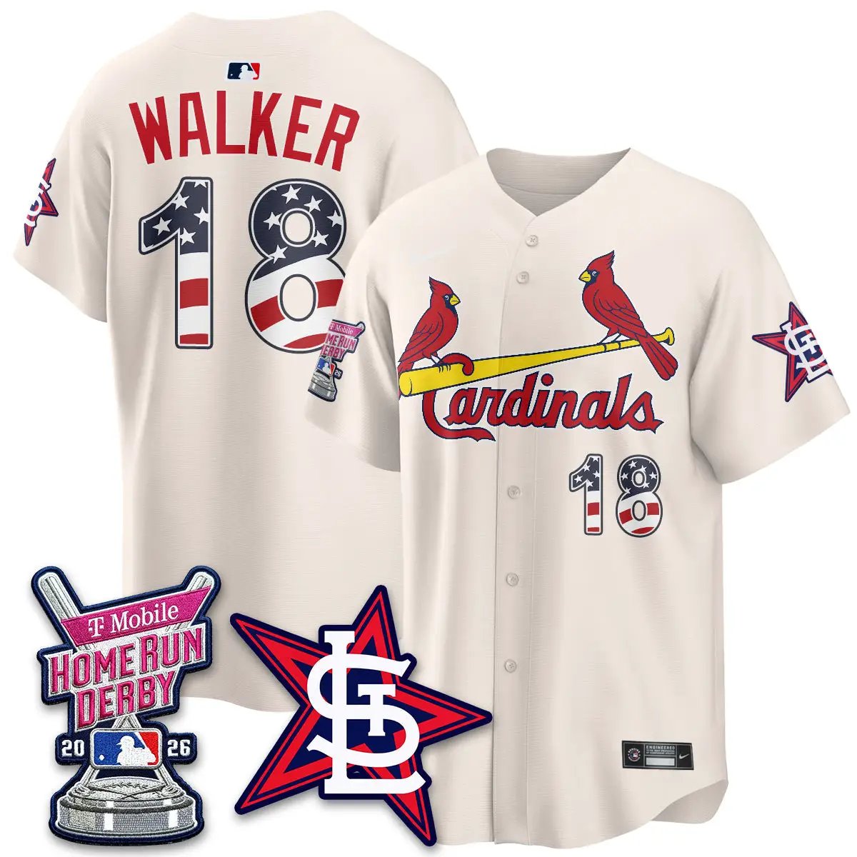The Lou 2026 Power Derby Champion Jersey - Stitched by St. Louis Cardinals