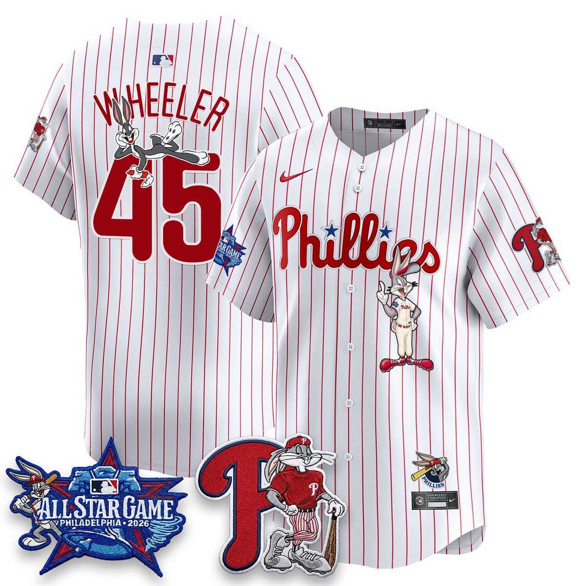 Philadelphia Phillies x Bunny Vapor Premier Limited Jersey - Stitched by Philadelphia Phillies