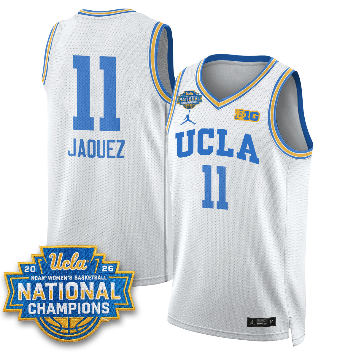 UCLA Women's Basketball National Champion 2026 Gear Limited Jersey - All Stitched by UCLA