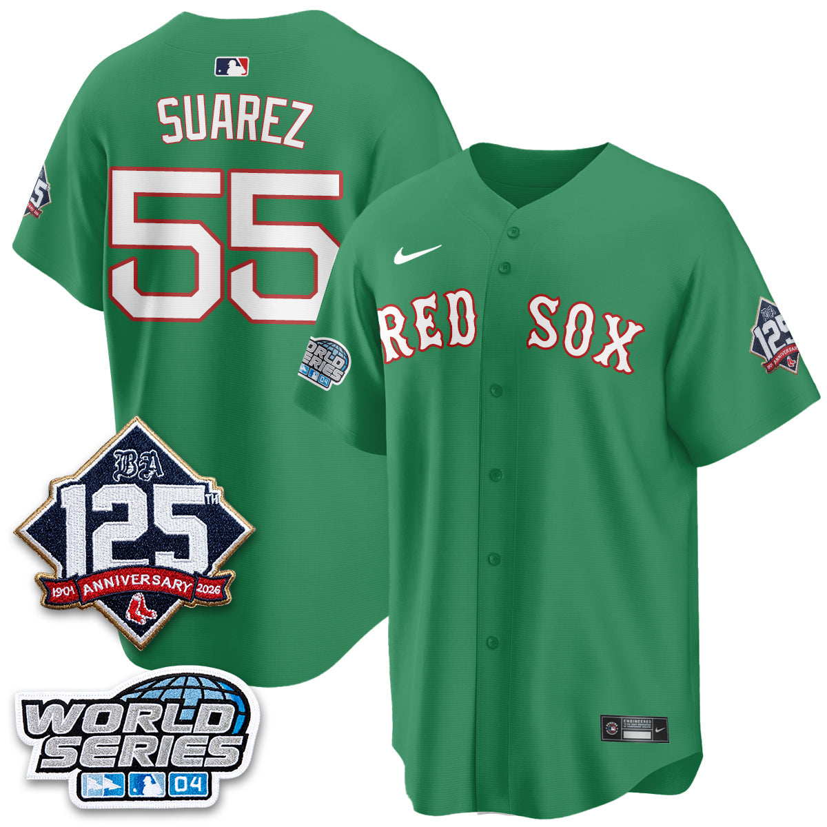 BOS Throwback 2004 Vapor Jersey - Stitched by Boston Red Sox