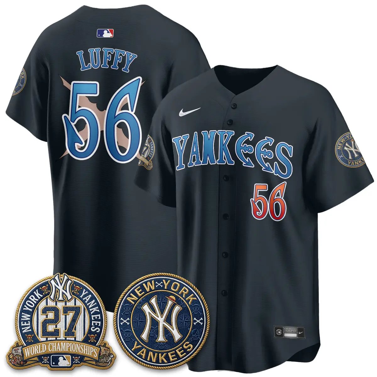 NYY x Japanese Cartoon Limited Jersey - Stitched by New York Yankees