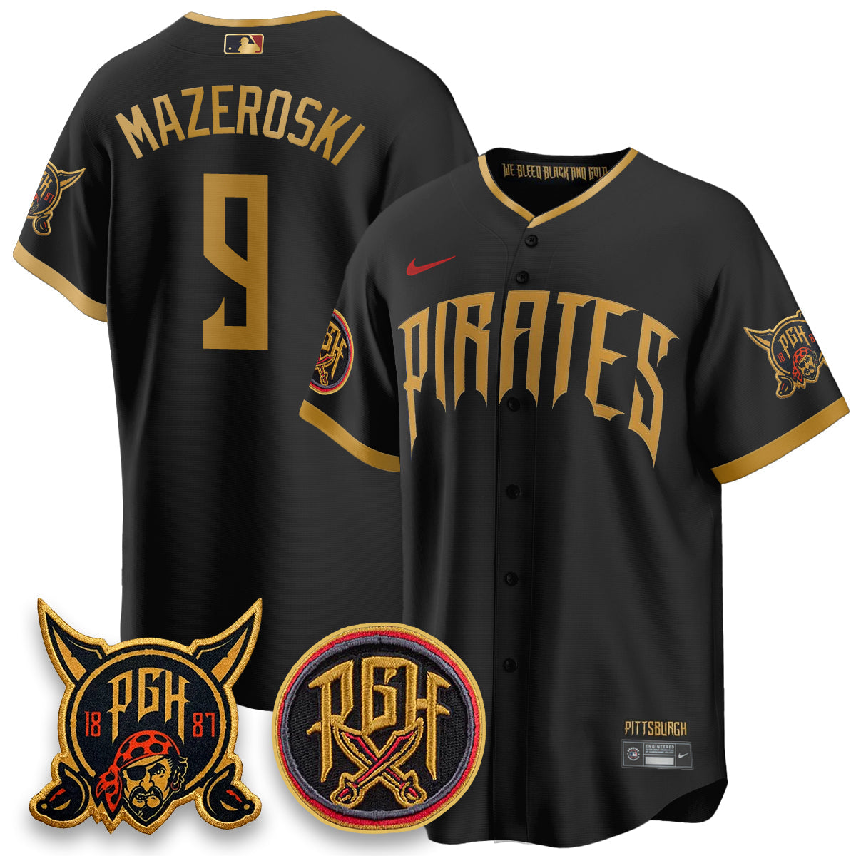 PIT 2026 City Connect Vapor Premier Limited Jersey - All Stitched by Pittsburgh Pirates