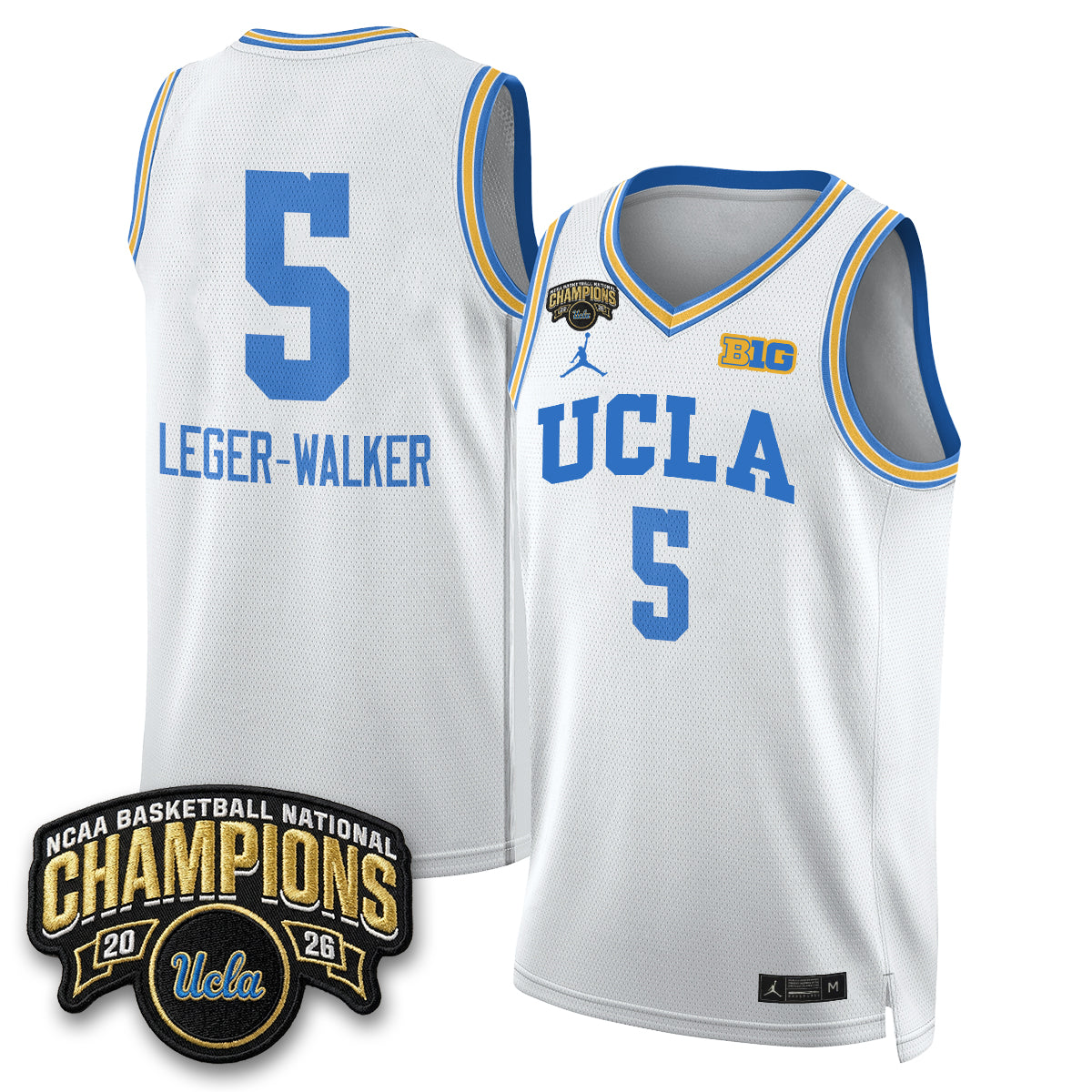 UCLA Women's Basketball Champion 2026 Limited Jersey - All Stitched by UCLA