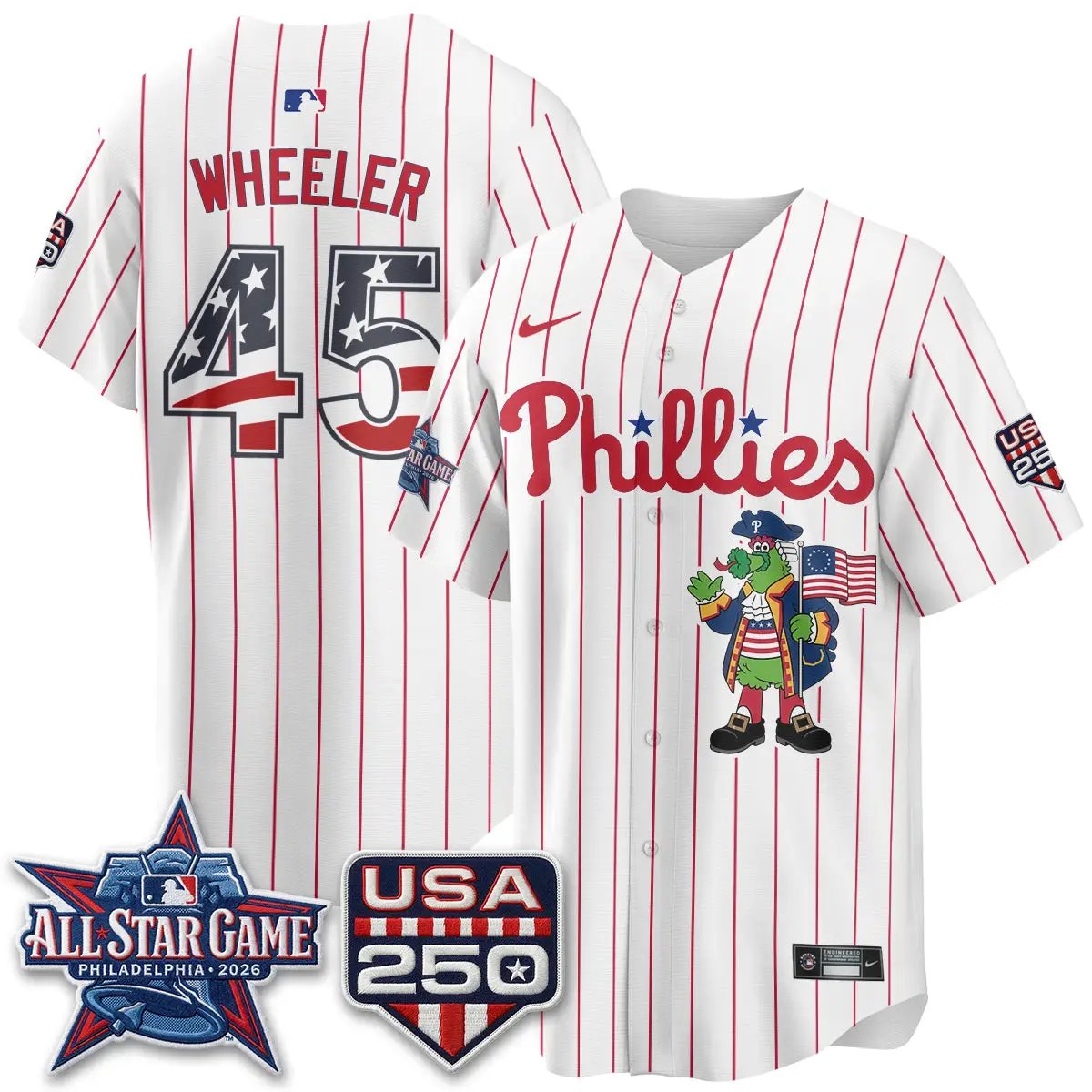 PHI 2026 All Star Phanatic Edition Vapor Jersey - Stitched by Philadelphia Phillies