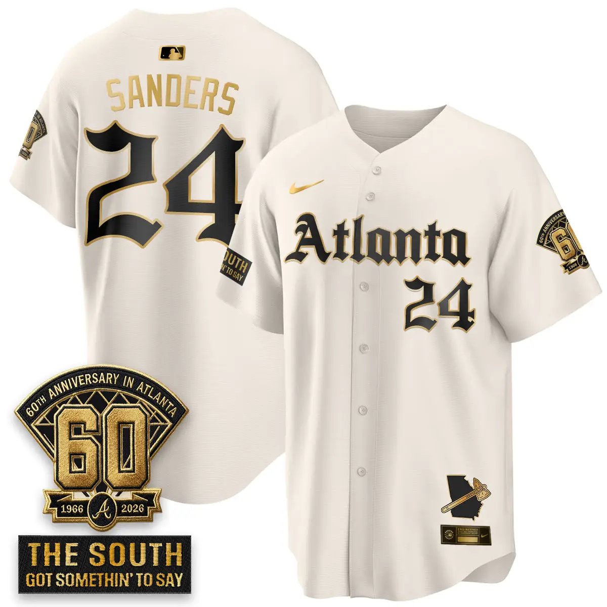 ATL 2026 Gothic Edition Vapor Limited Jersey - All Stitched V2 by Atlanta Braves
