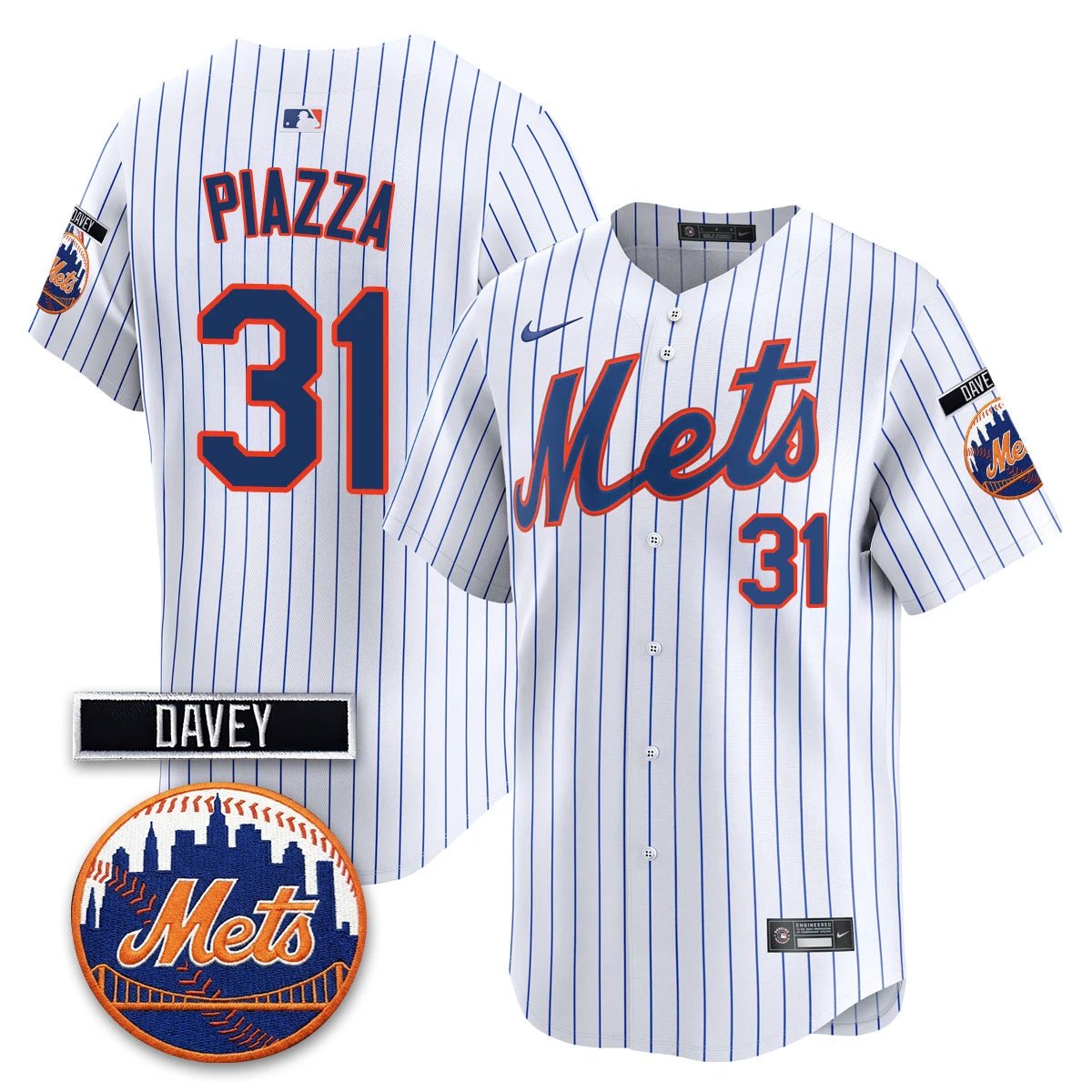 NYM 2026 Davey Johnson Memorial Vapor Limited Jersey - All Stitched by New York Mets