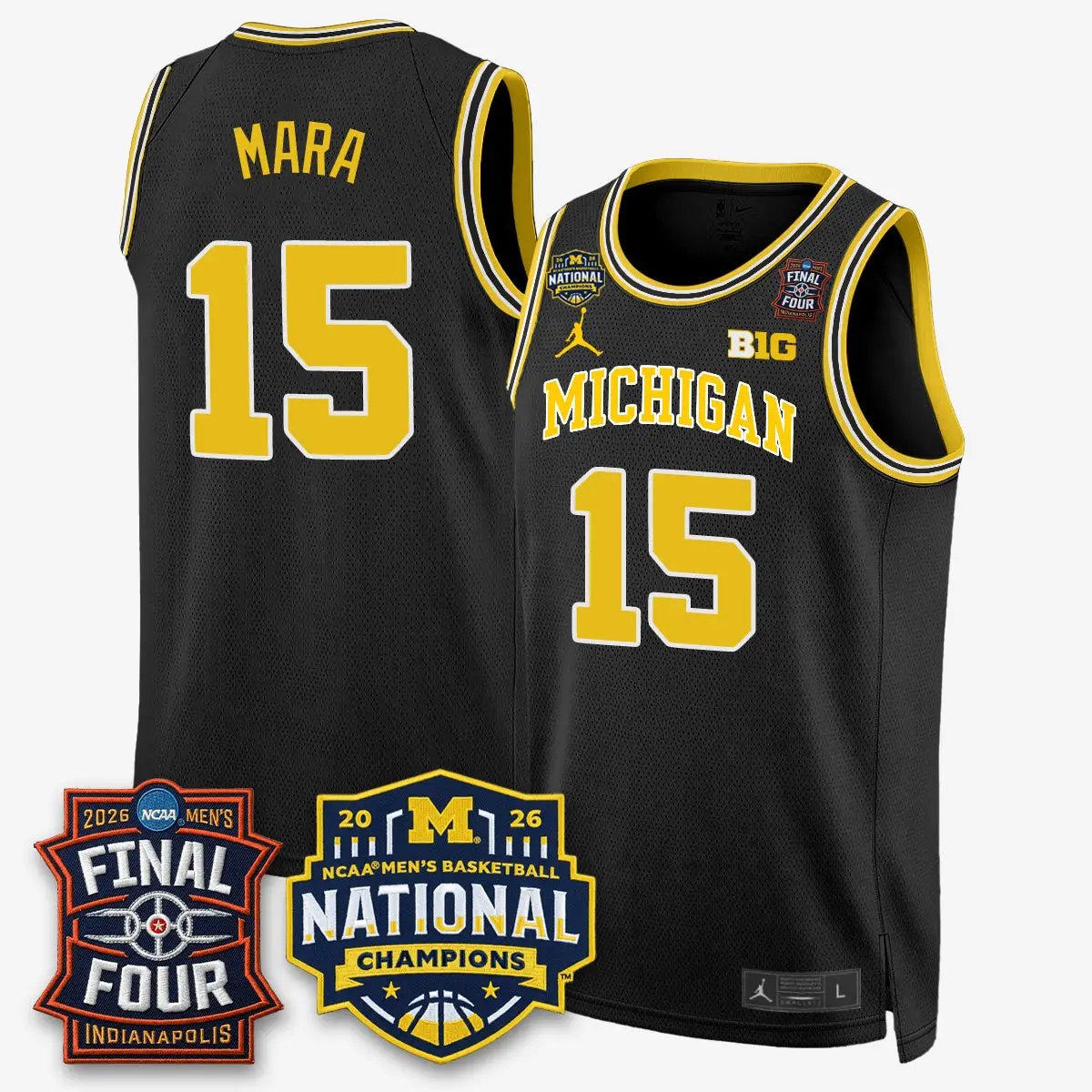 Michigan Wolverines 2026 NCAA Basketball Champions Limited Jersey - All Stitched by Michigan Wolverines