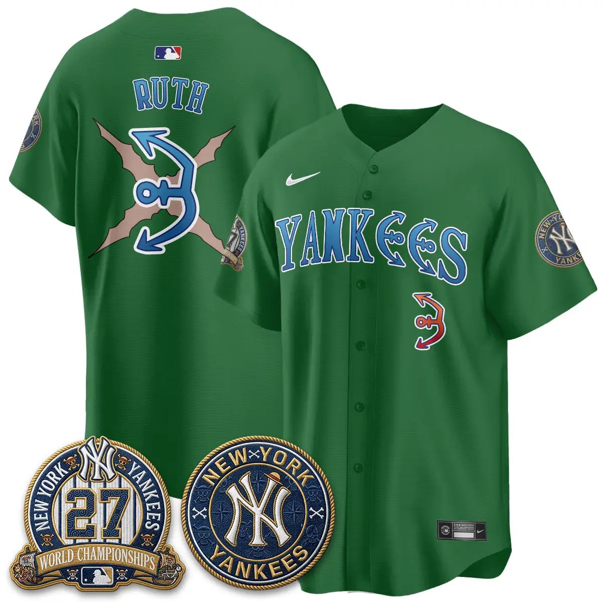NYY x Japanese Cartoon Limited Jersey - Stitched by New York Yankees