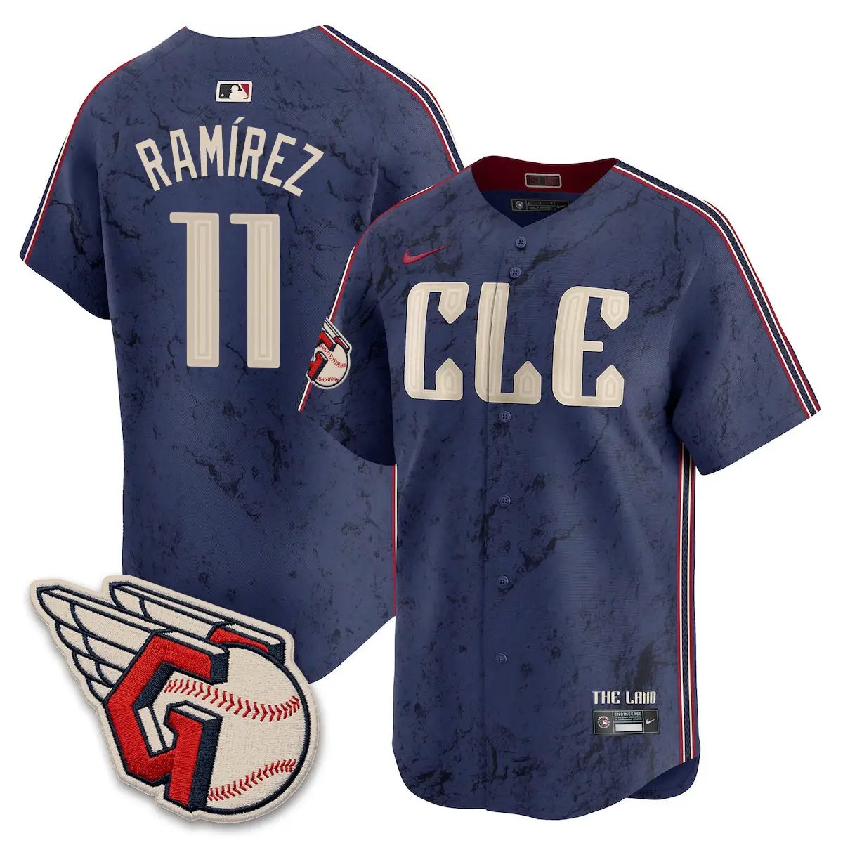 CLE 2026 Black Out Style Limited Vapor Jersey - All Stitched by Cleveland Guardians