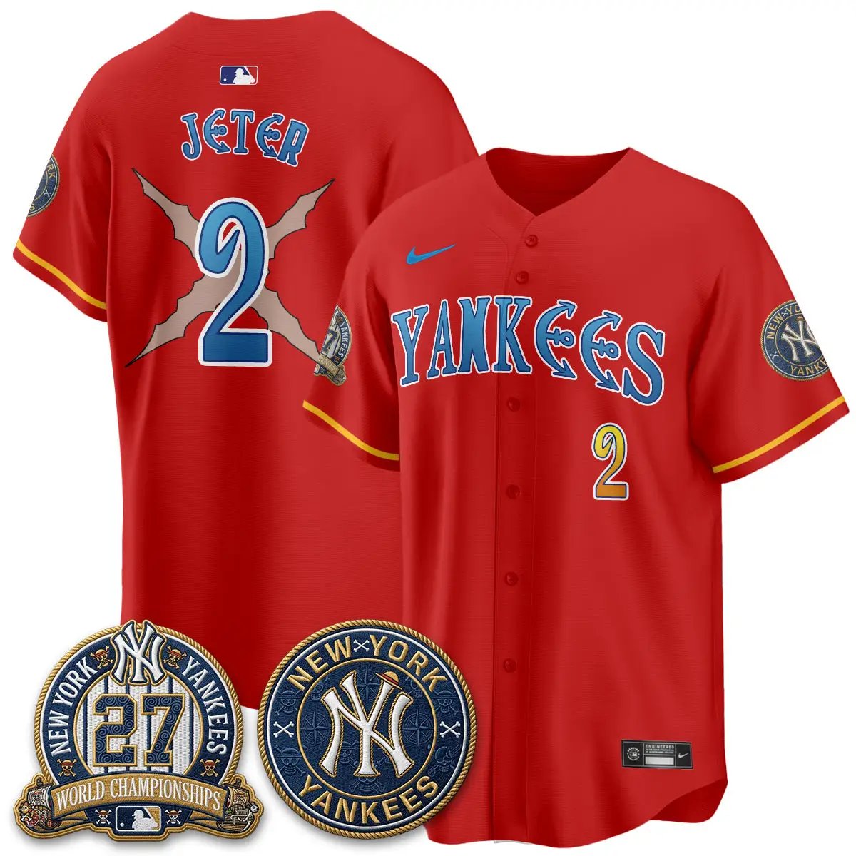 NYY x Japanese Cartoon Limited Jersey - Stitched by New York Yankees