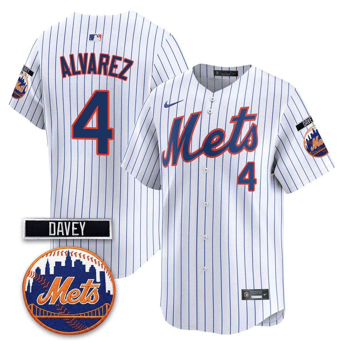 NYM 2026 Davey Johnson Memorial Vapor Limited Jersey - All Stitched by New York Mets