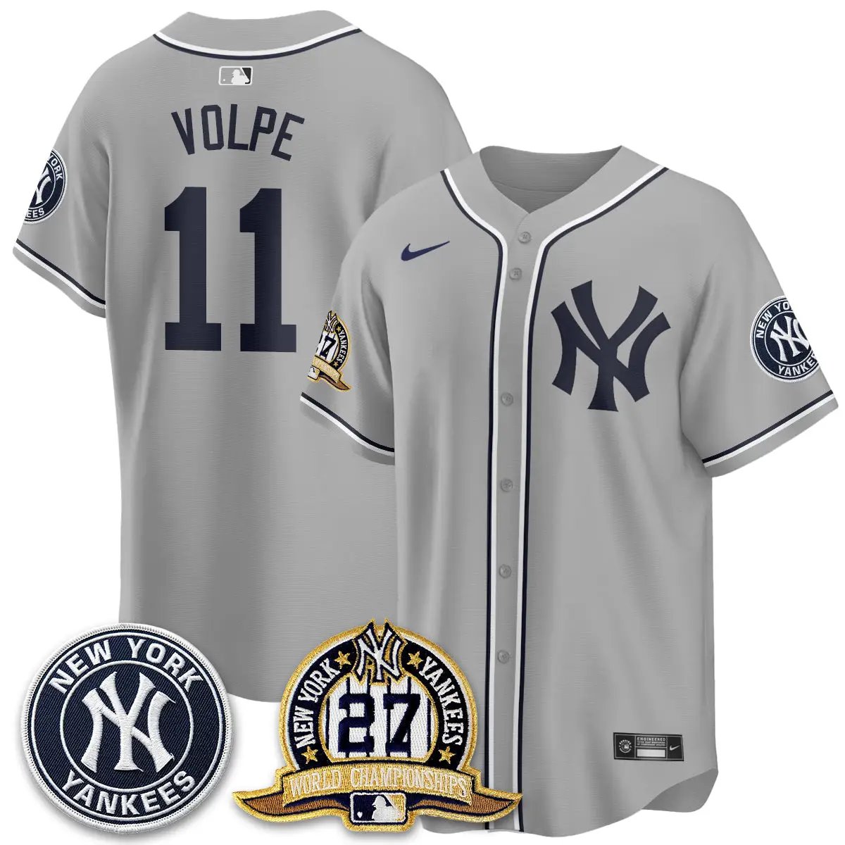 New York Yankees 2026 Black Out Style Vapor Limited Jersey - All Stitched by New York Yankees