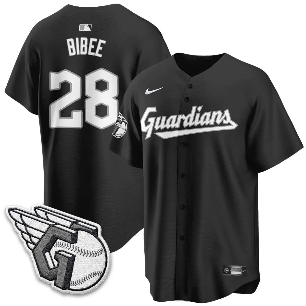 CLE 2026 Black Out Style Limited Vapor Jersey - All Stitched by Cleveland Guardians