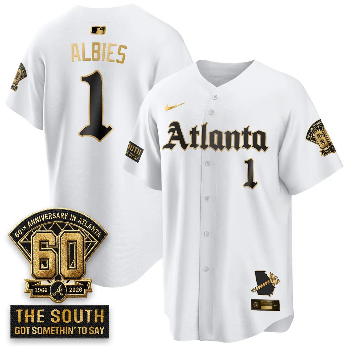 ATL 2026 Gothic Edition Vapor Limited Jersey - All Stitched V2 by Atlanta Braves