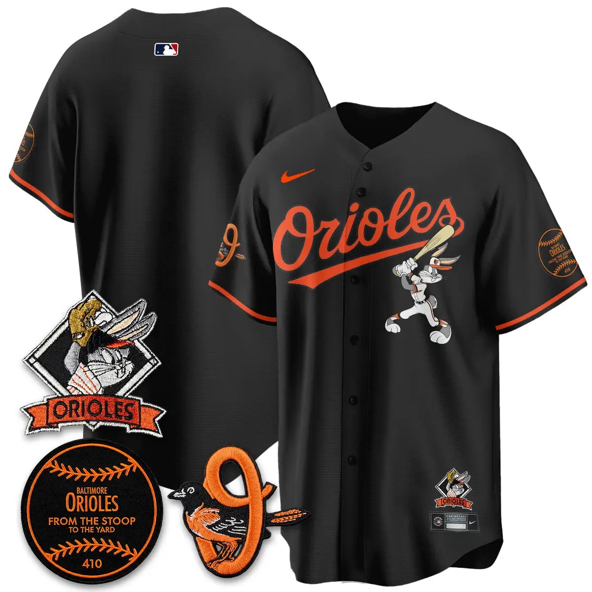 BAL x Bunny Vapor Premier Limited Jersey - Stitched by Baltimore Orioles