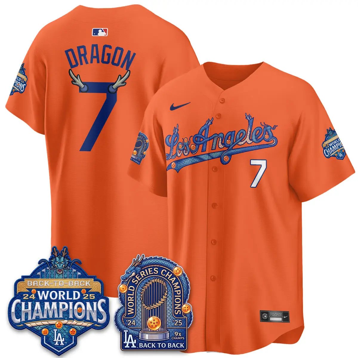 LAD x DB Night 2026 Vapor Jersey - Stitched by Los Angeles Dodgers