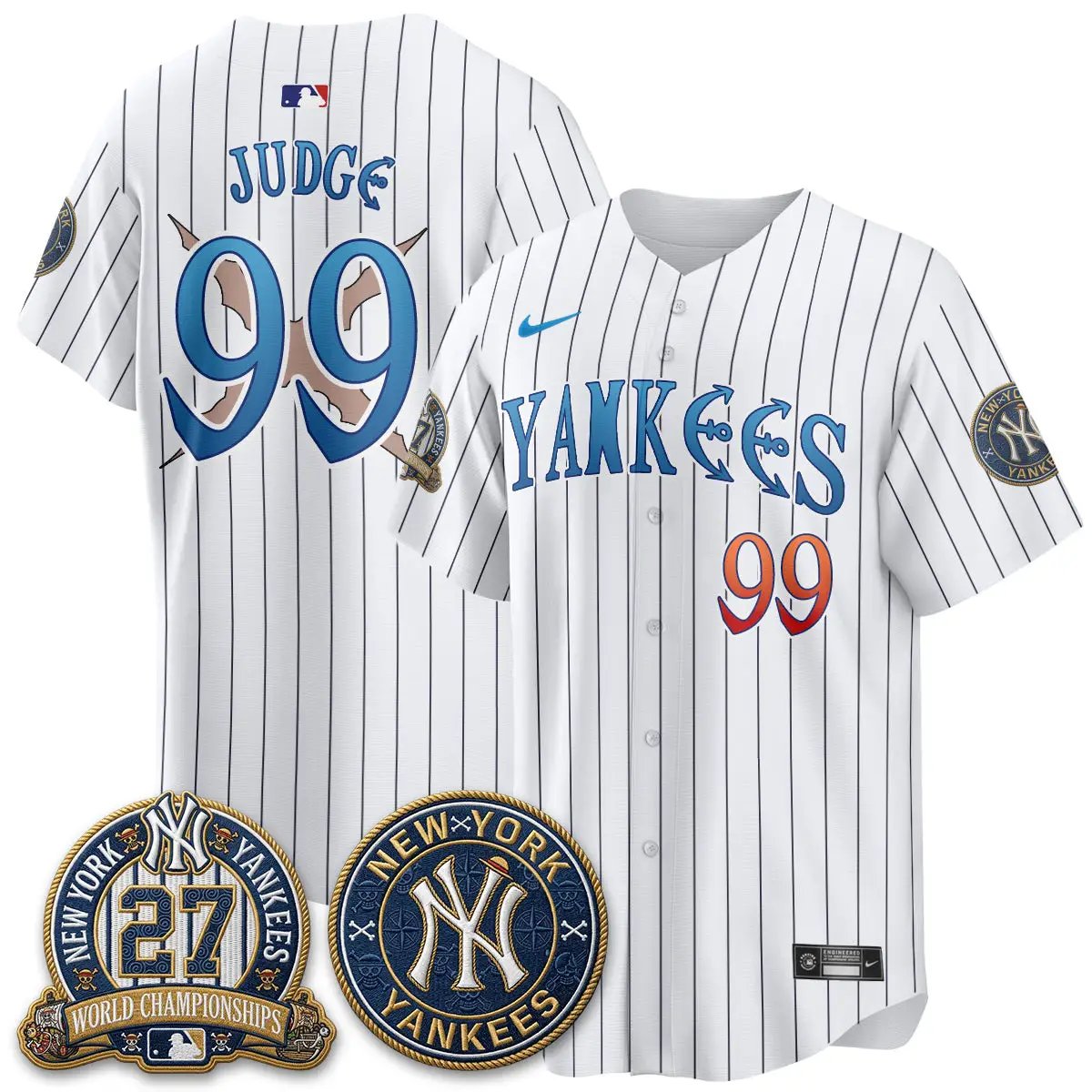 NYY x Japanese Cartoon Limited Jersey - Stitched by New York Yankees
