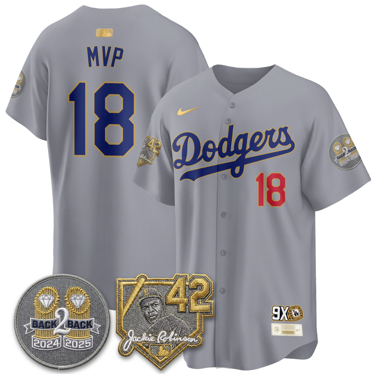 Los Angeles Dodgers - 2026 Jackie Robinson Day Vapor Limited Jersey - All Stitched by Los Angeles Dodgers