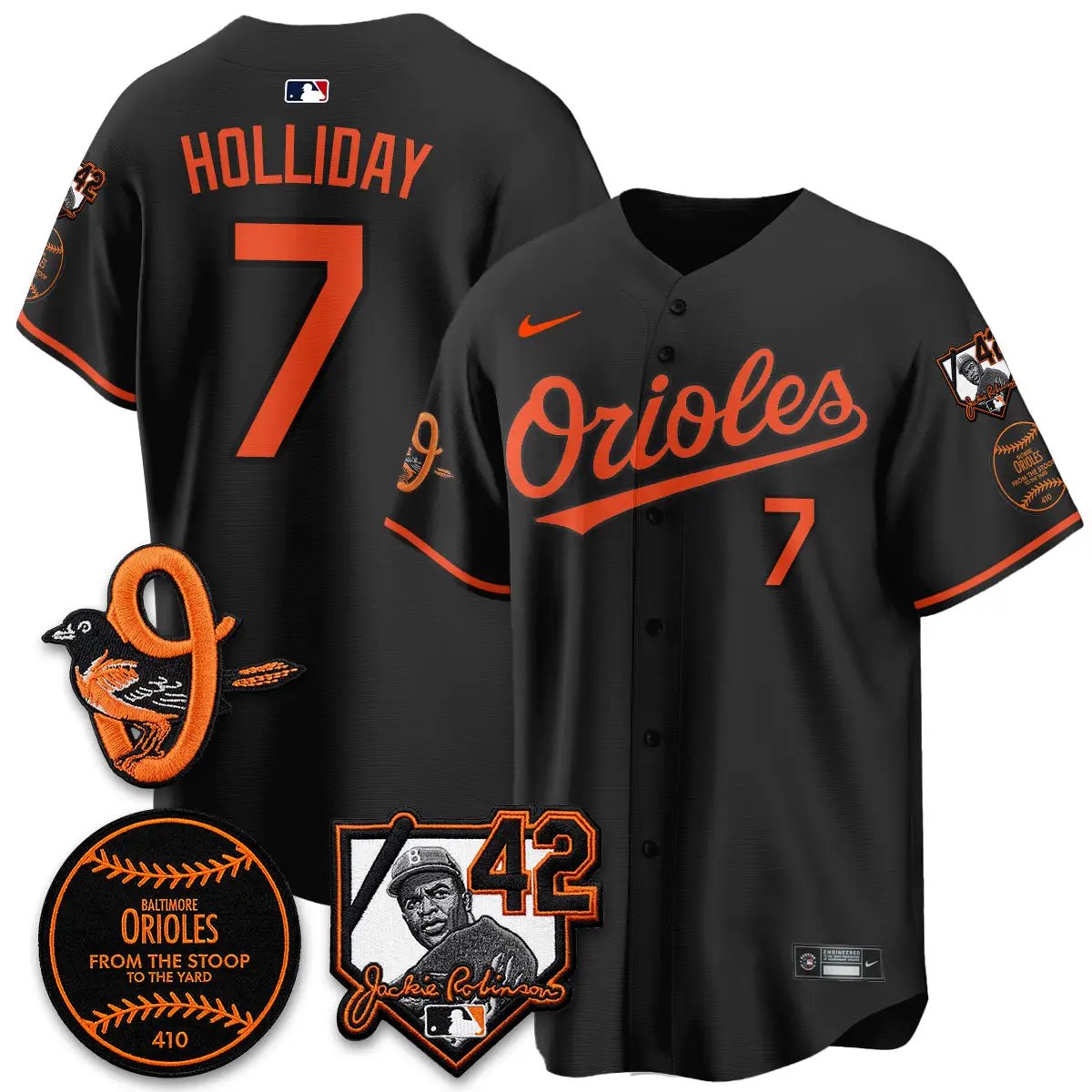 Baltimore Orioles 2026 Jackie Robinson Day Vapor Limited Jersey - All Stitched by Baltimore Orioles
