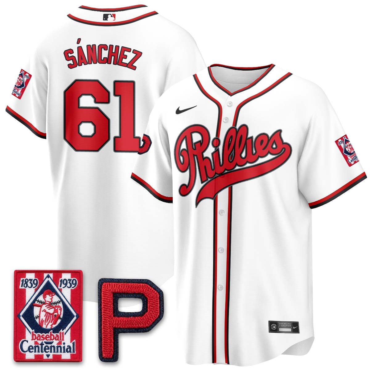 PHI 2026 Field of Dreams Stadium Vapor Jersey - Stitched by Philadelphia Phillies