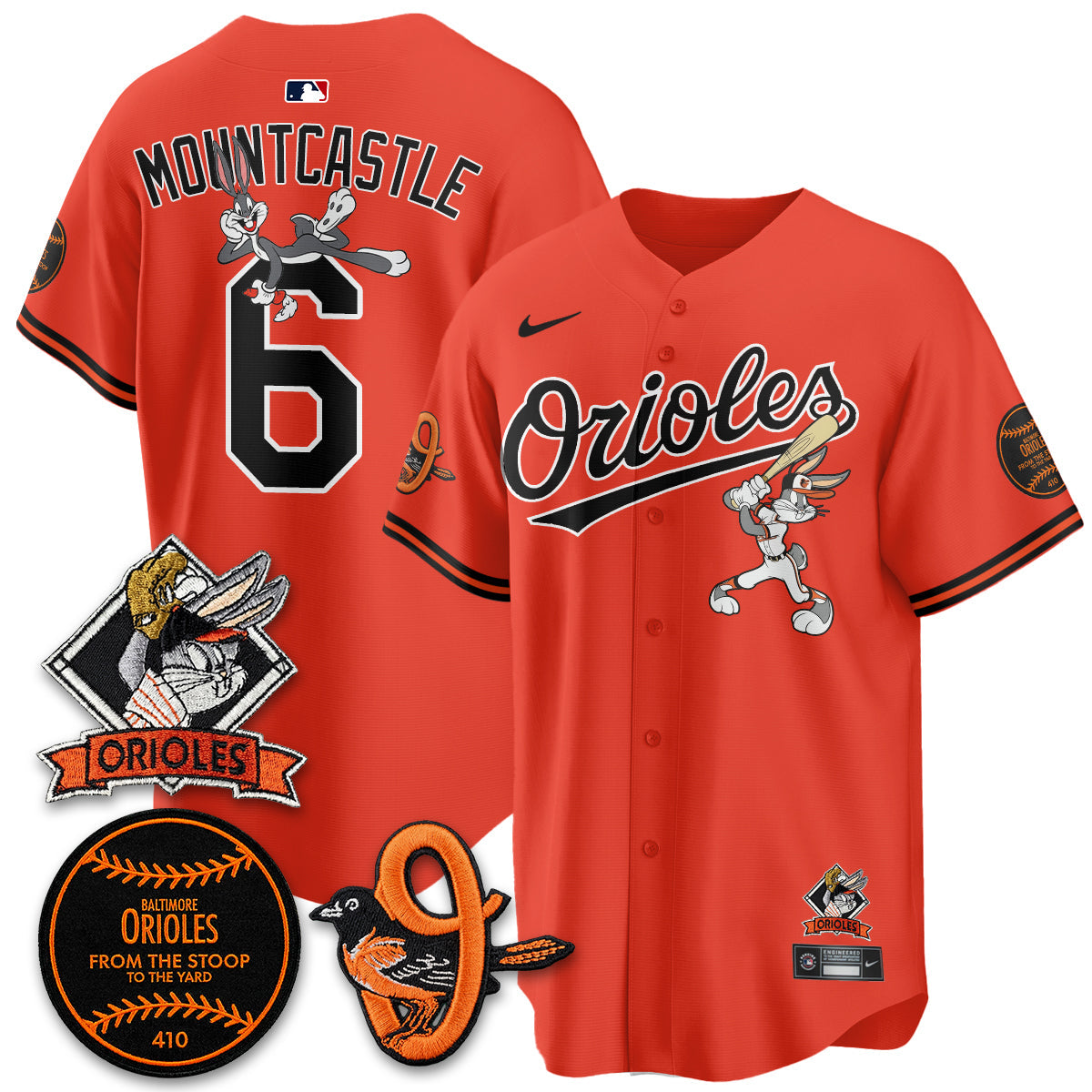 BAL x Bunny Vapor Premier Limited Jersey - Stitched by Baltimore Orioles