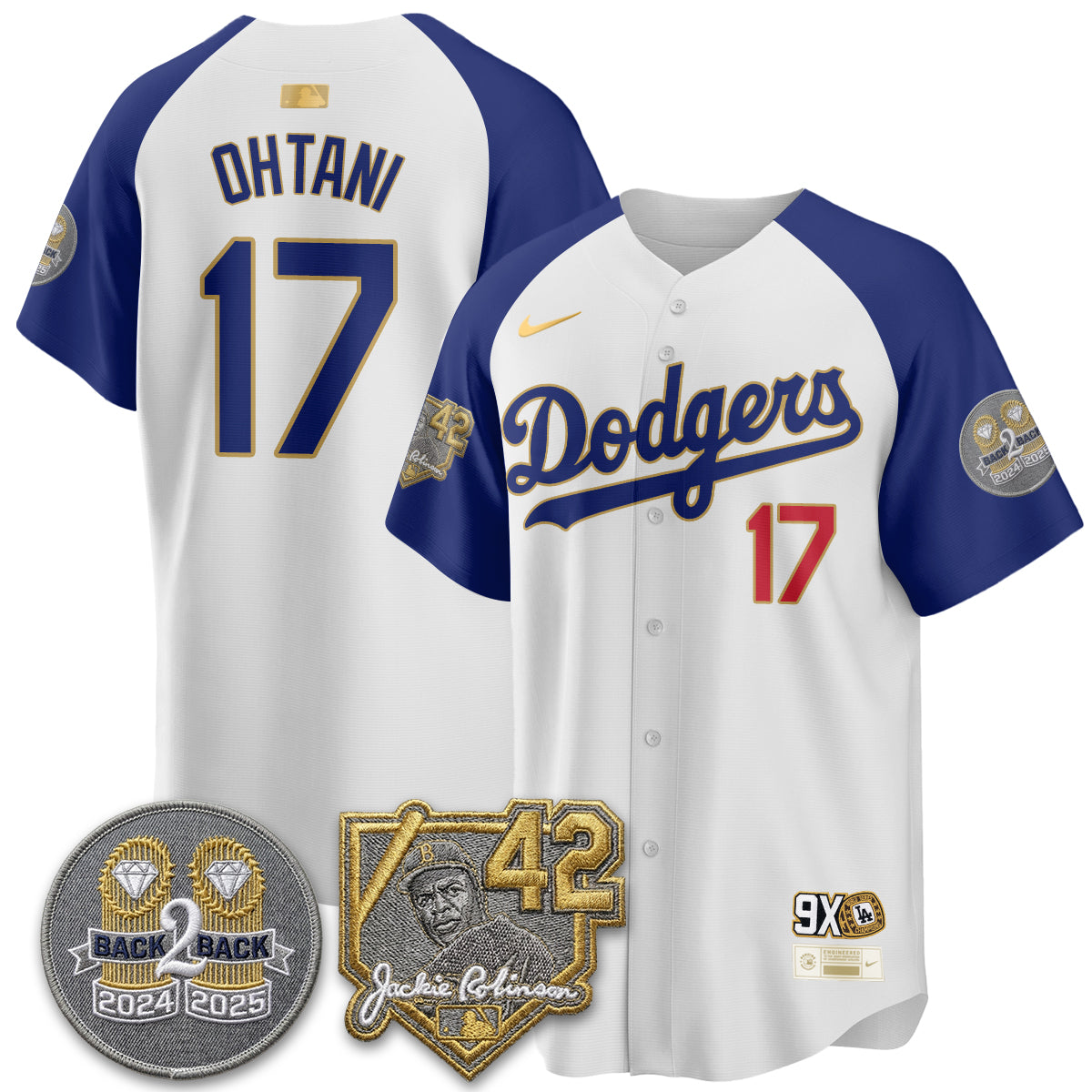 Los Angeles Dodgers - 2026 Jackie Robinson Day Vapor Limited Jersey - All Stitched by Los Angeles Dodgers