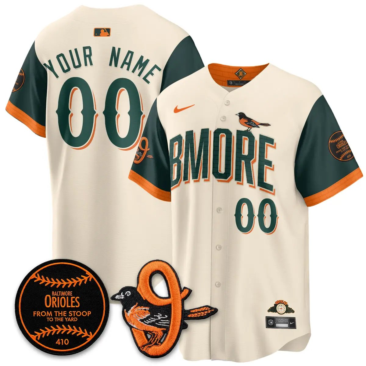 BAL 2026 City Connect Vapor Premier Limited Custom Jersey - All Stitched by Baltimore Orioles