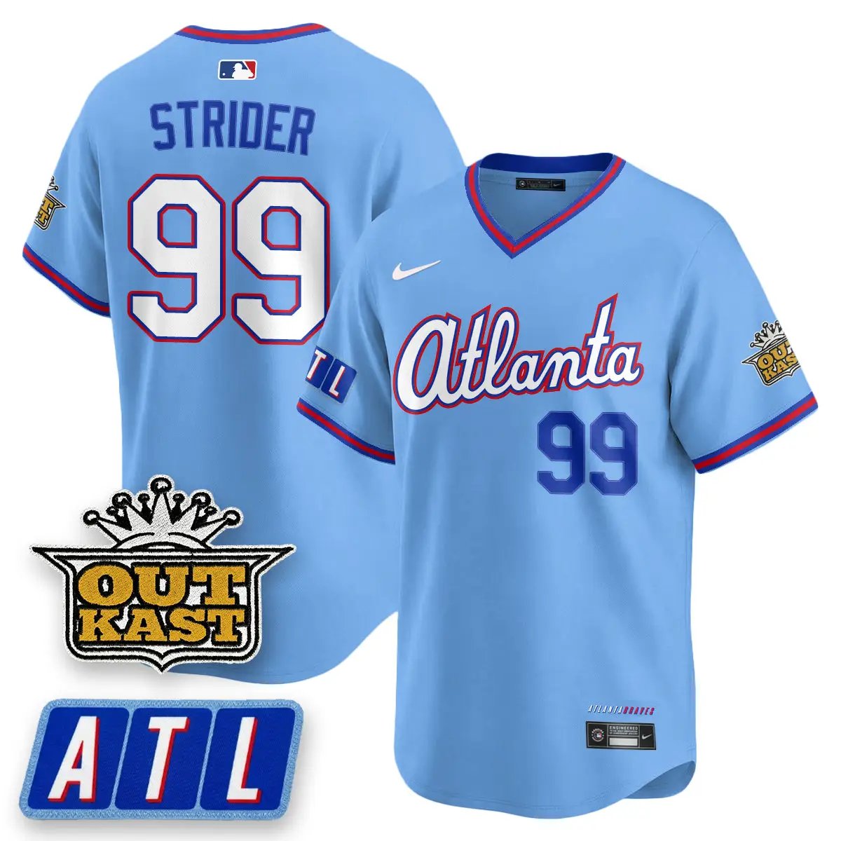 ATL 2026 City Connect x Outkast Patch Vapor Limited Jersey - All Stitched by Atlanta Braves