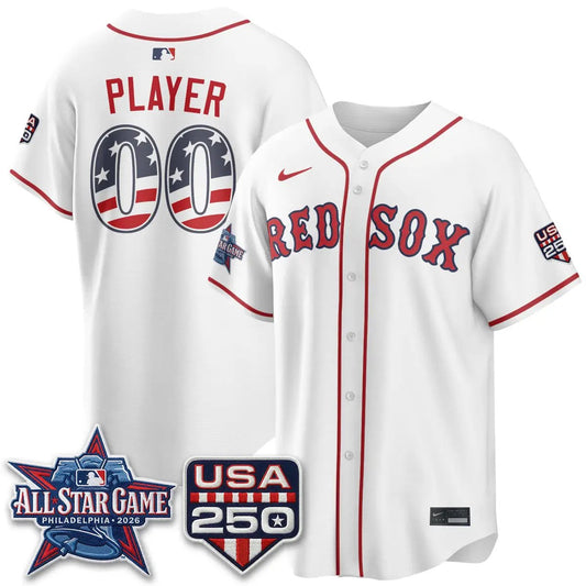 BOS 2026 All Star Edition Vapor Custom Jersey - Stitched by Boston Red Sox