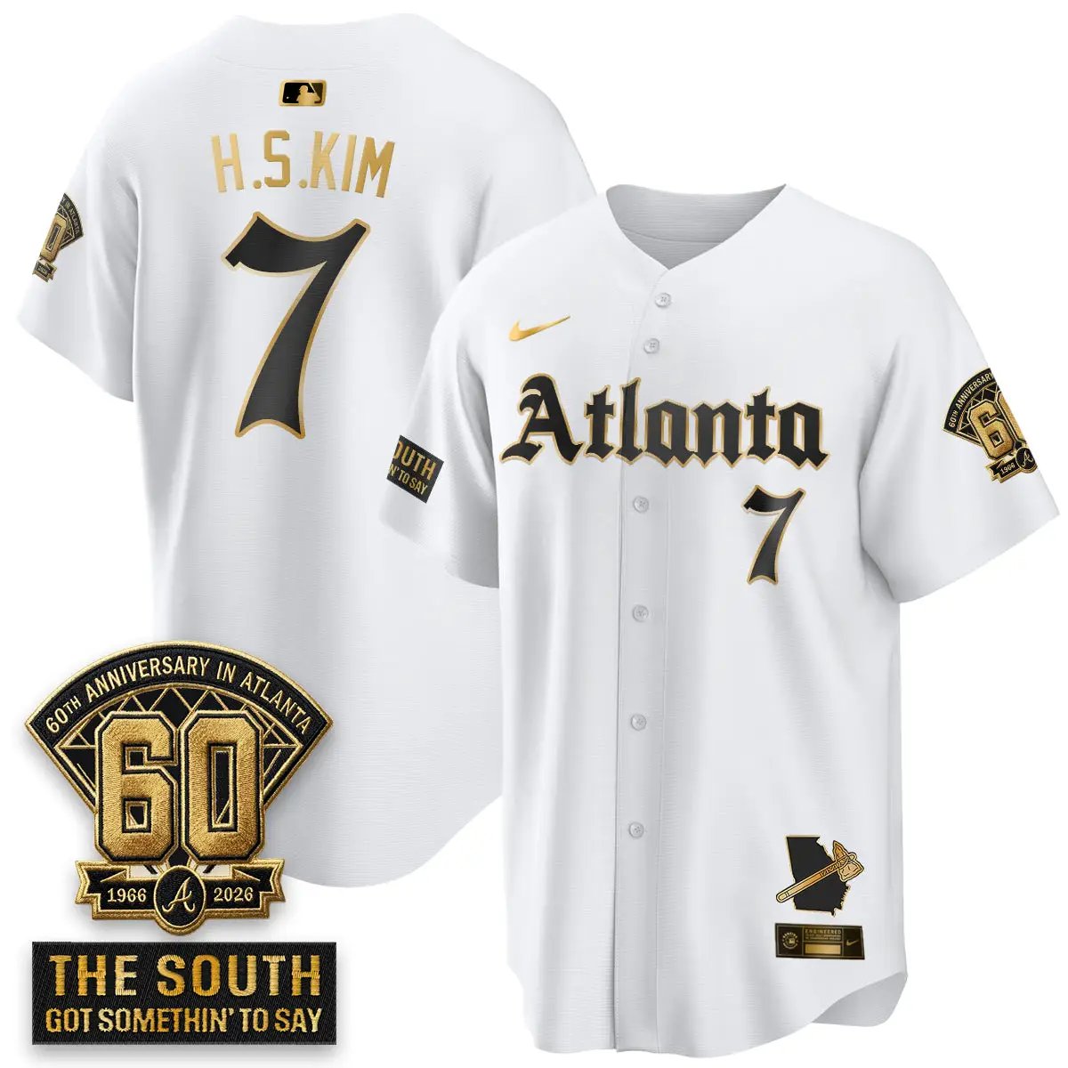 ATL 2026 Gothic Edition Vapor Limited Jersey - All Stitched V2 by Atlanta Braves