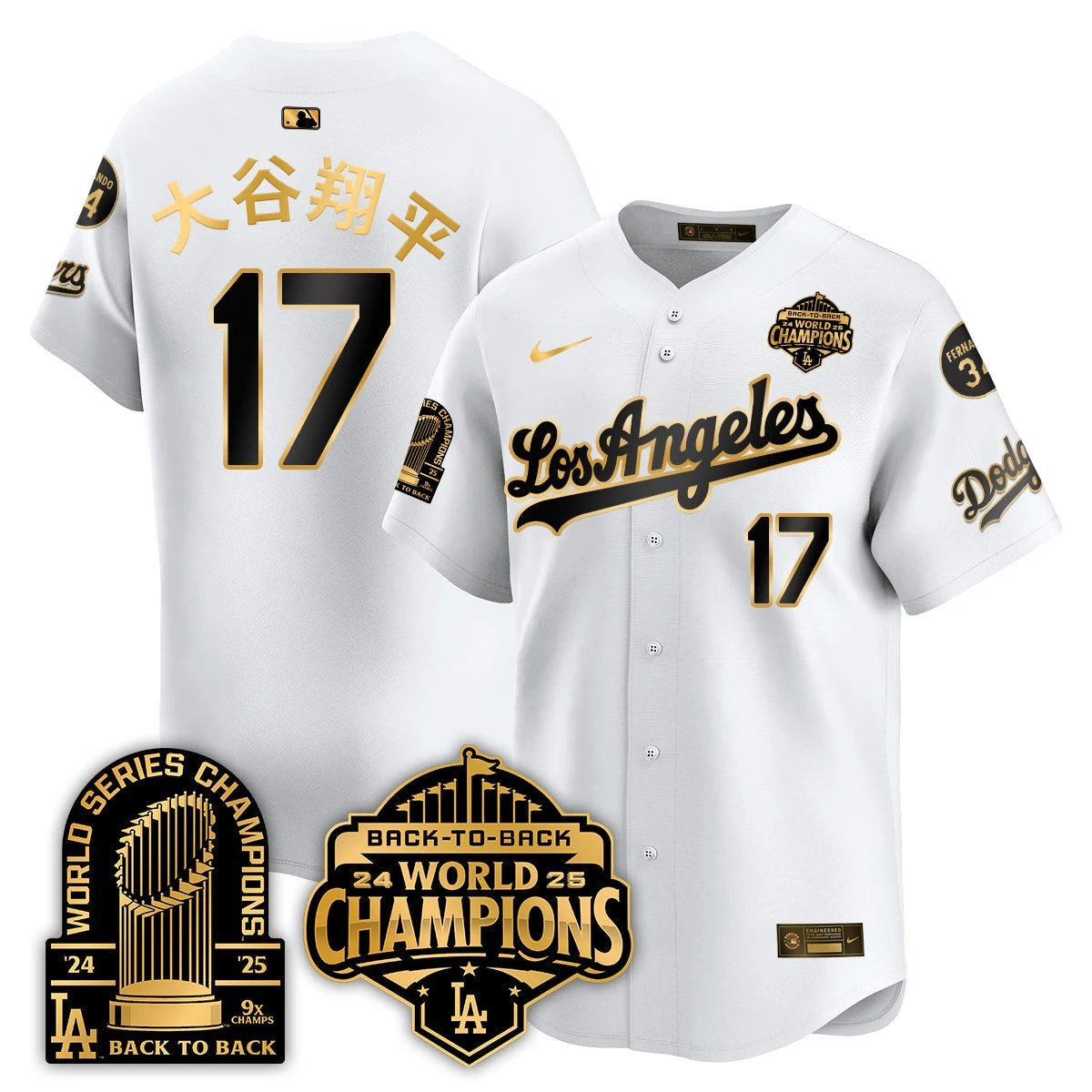LAD Alternate Vapor Limited Jersey - 9x Champs - All Stitched by Los Angeles Dodgers