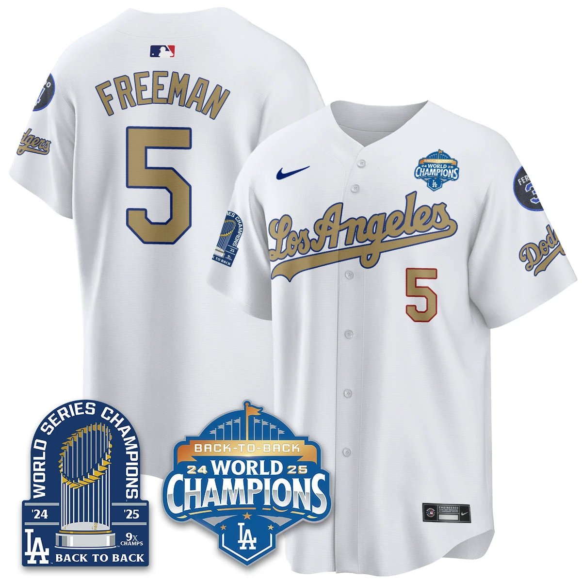 LAD Alternate Vapor Limited Jersey - 9x Champs - All Stitched by Los Angeles Dodgers