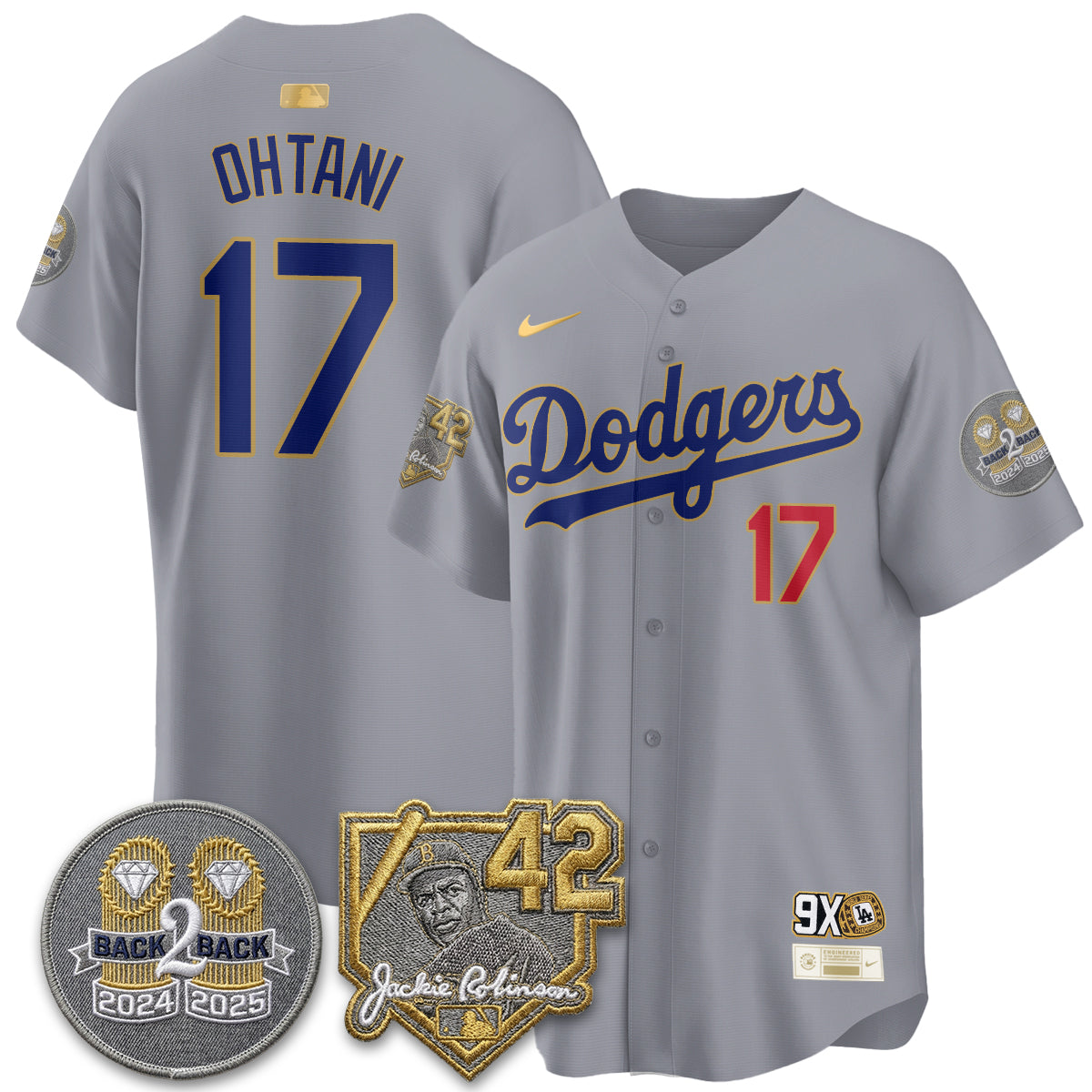 Los Angeles Dodgers - 2026 Jackie Robinson Day Vapor Limited Jersey - All Stitched by Los Angeles Dodgers