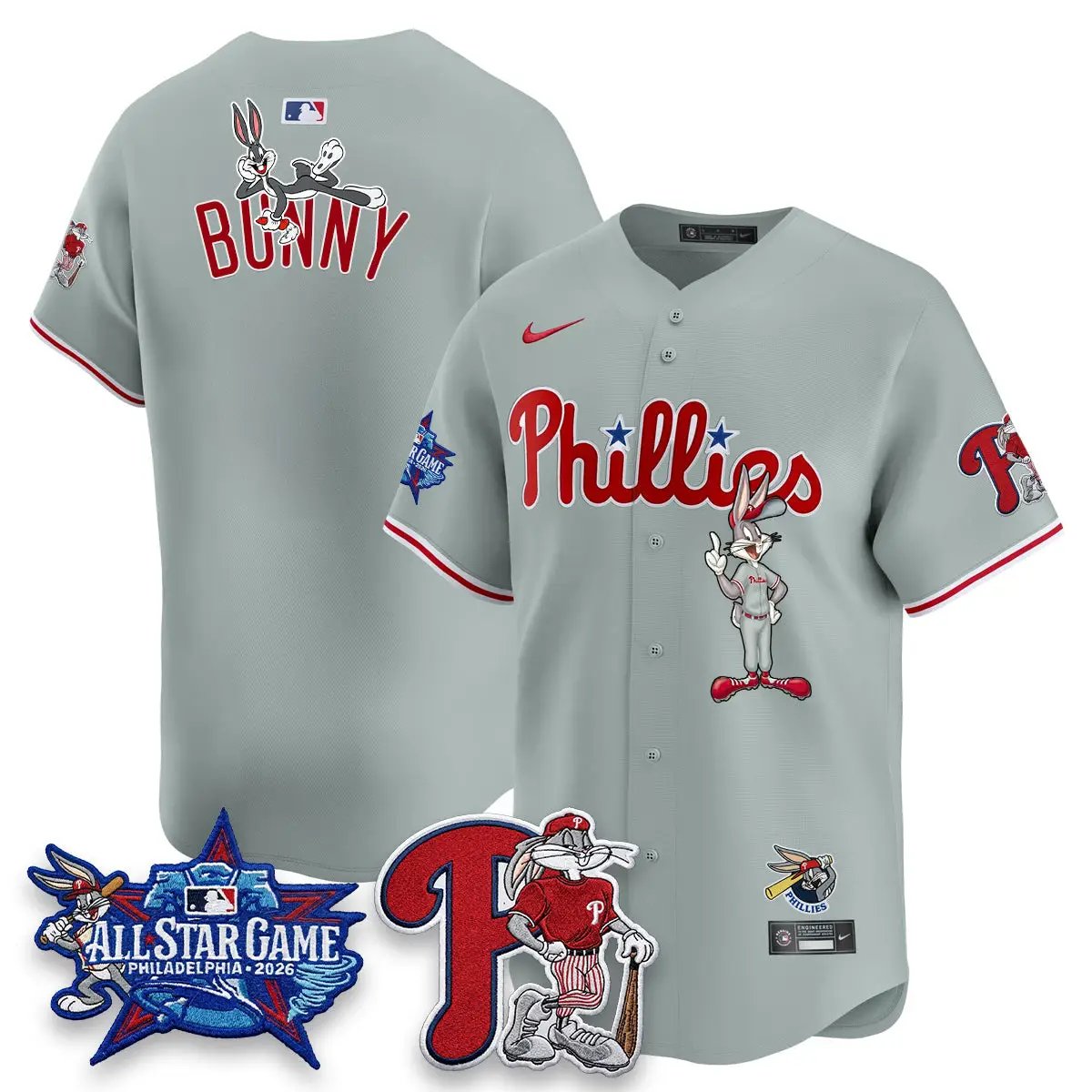 Philadelphia Phillies x Bunny Vapor Premier Limited Jersey - Stitched by Philadelphia Phillies
