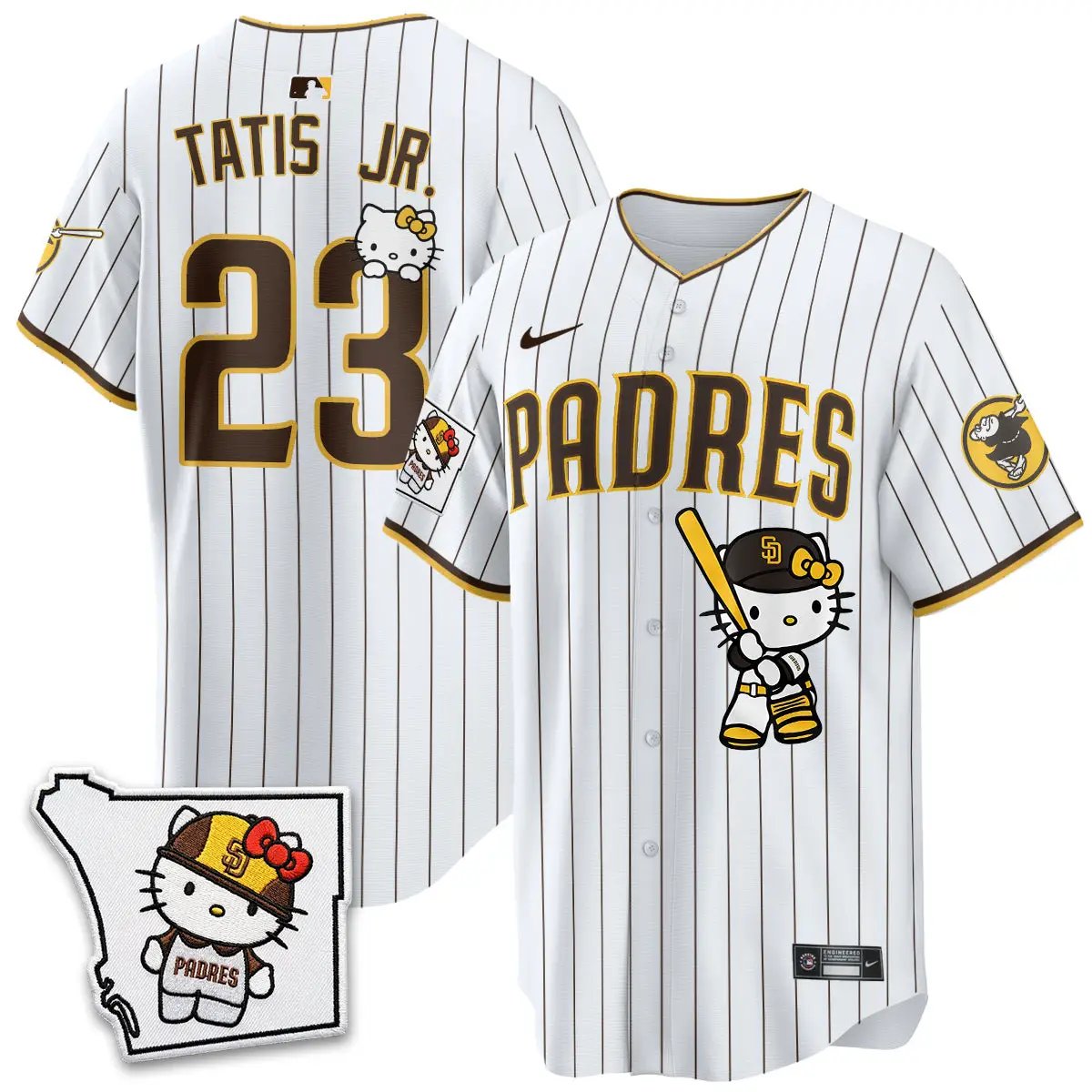 San Diego Padres x Meow KT Vapor Limited Jersey - All Stitched V2 by San Diego Padres