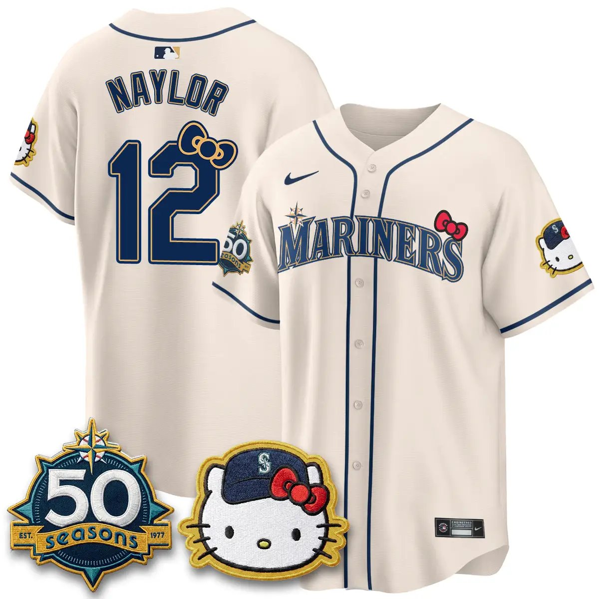 SEA x Meow KT Night Limited Jersey - All Stitched by Seattle Mariners