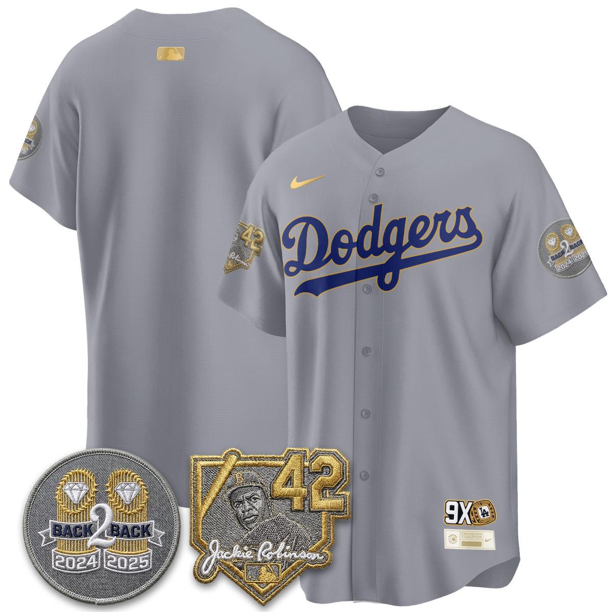 Los Angeles Dodgers - 2026 Jackie Robinson Day Vapor Limited Jersey - All Stitched by Los Angeles Dodgers
