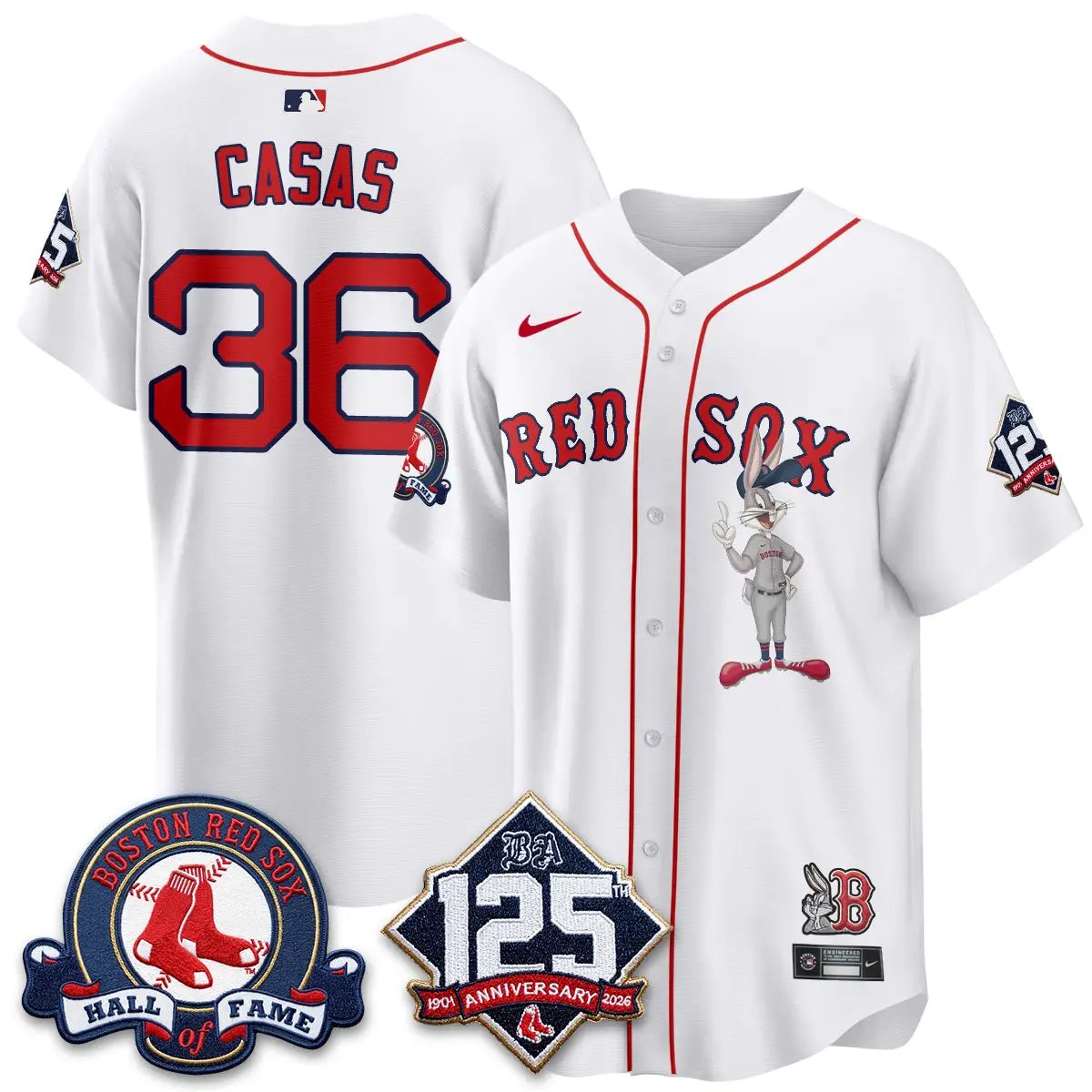 BOS x Bunny Vapor Premier Limited Jersey - Stitched by Boston Red Sox