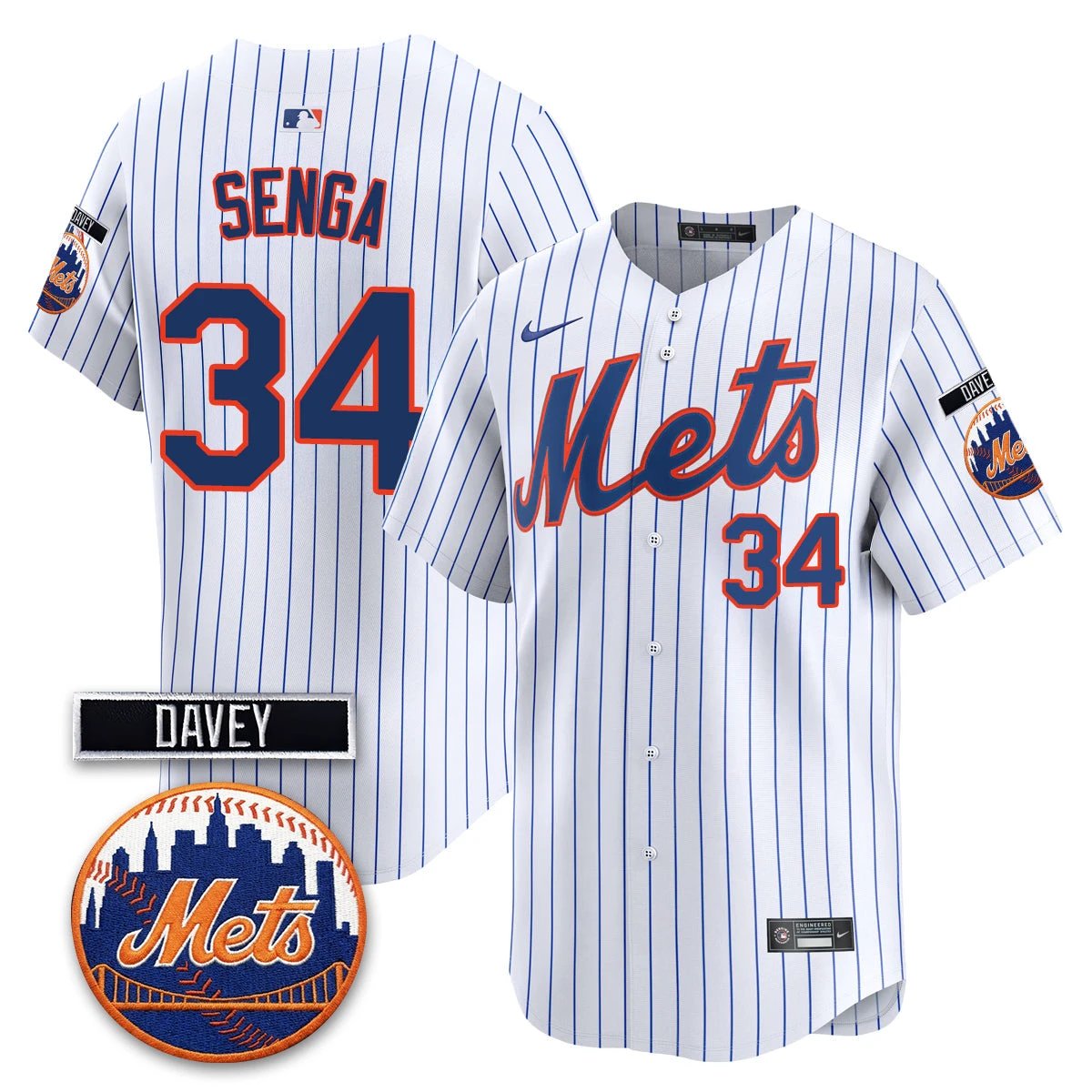 NYM 2026 Davey Johnson Memorial Vapor Limited Jersey - All Stitched by New York Mets