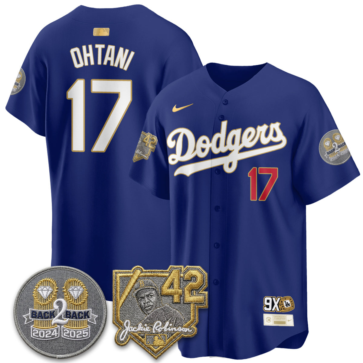 Los Angeles Dodgers - 2026 Jackie Robinson Day Vapor Limited Jersey - All Stitched by Los Angeles Dodgers
