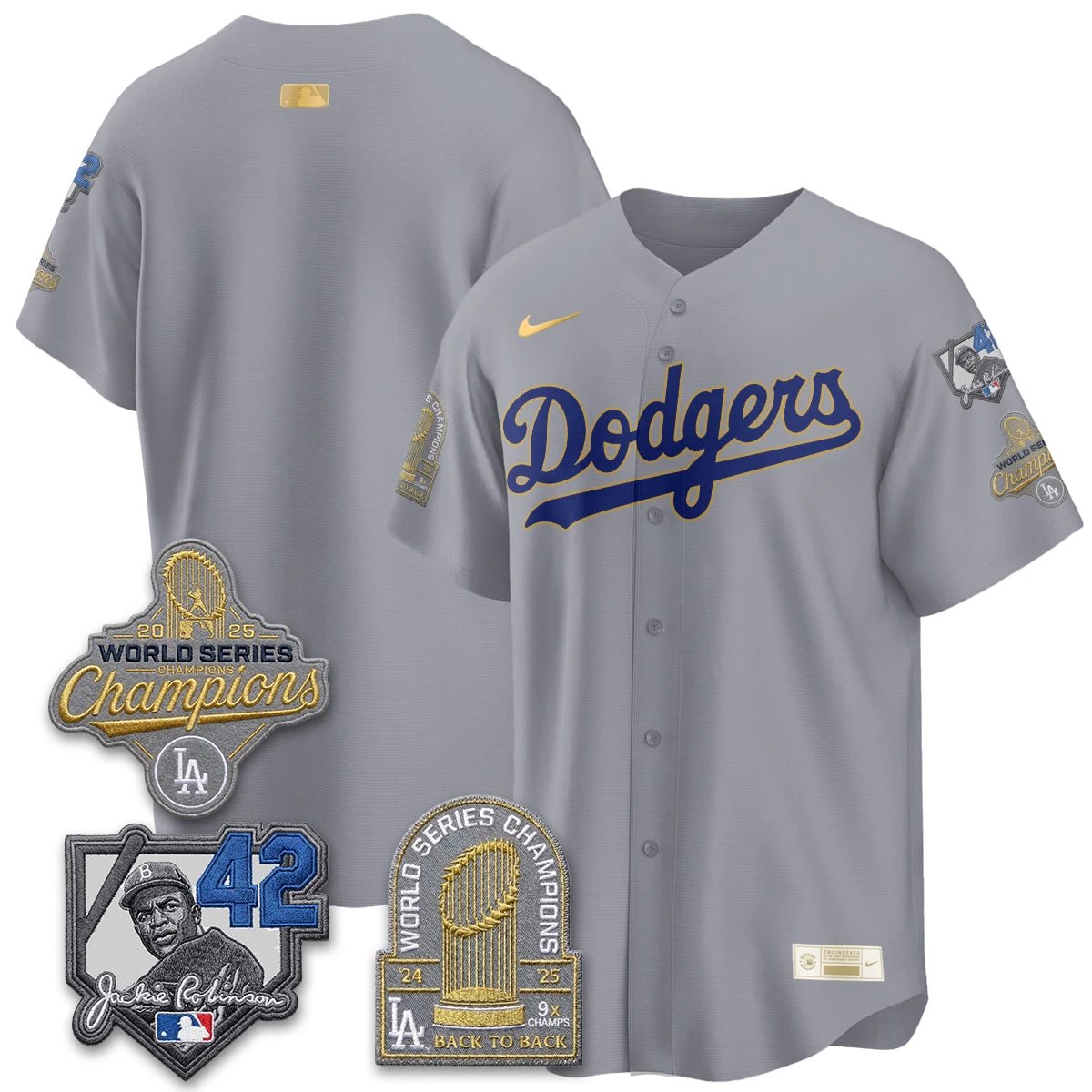 LAD 2026 Jackie Robinson New Era Vapor Limited Jersey - All Stitched by Los Angeles Dodgers