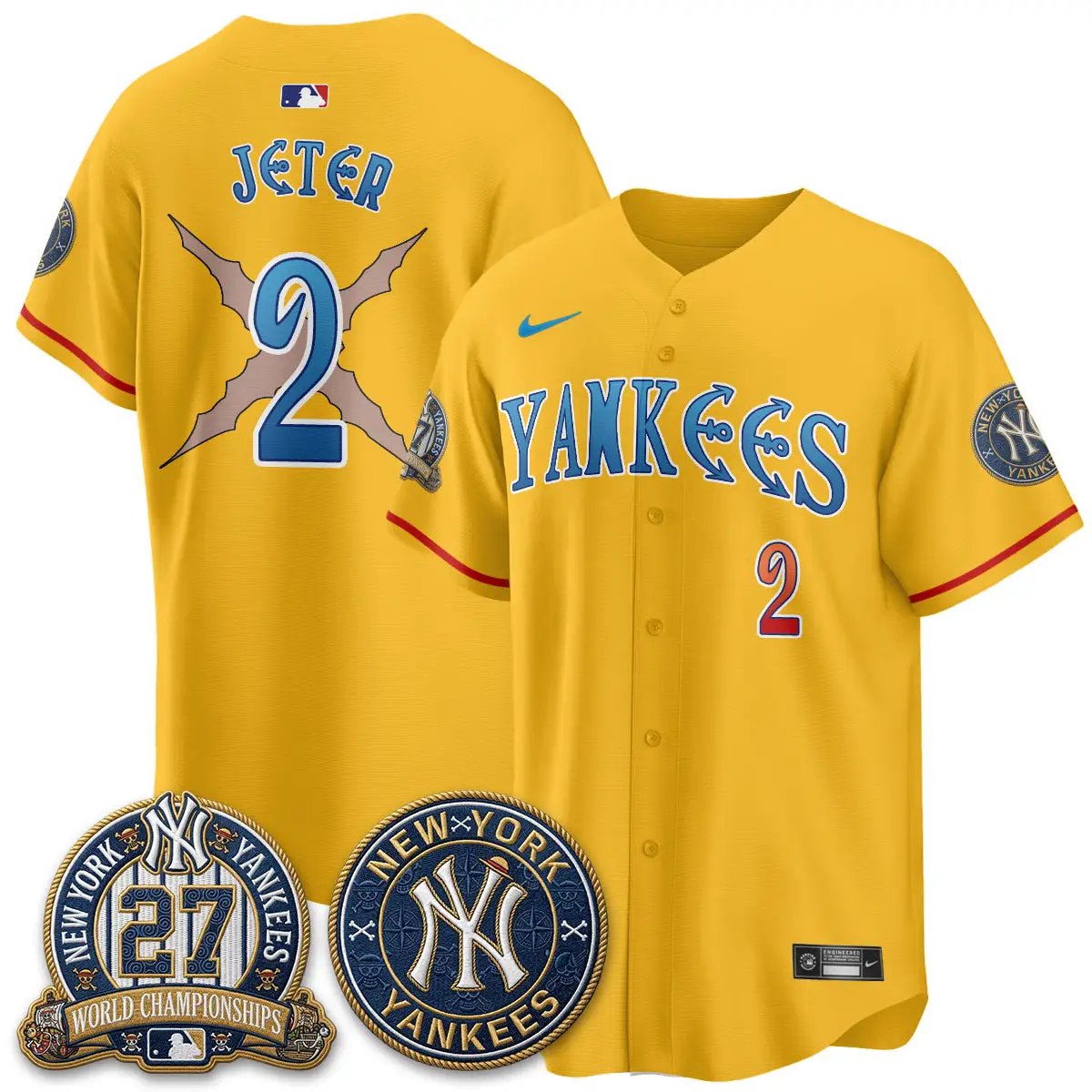 NYY x Japanese Cartoon Limited Jersey - Stitched by New York Yankees