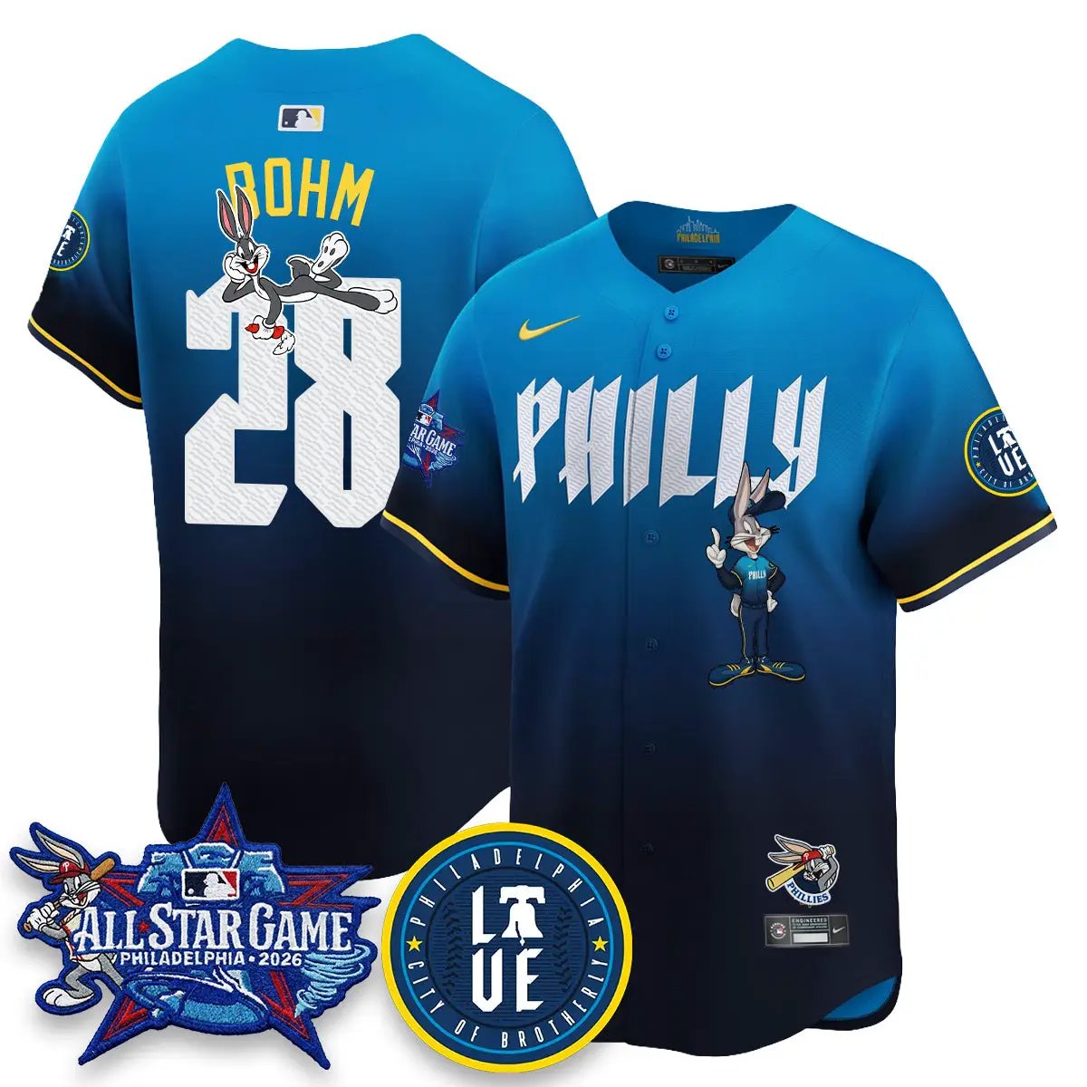 Philadelphia Phillies x Bunny Vapor Premier Limited Jersey - Stitched by Philadelphia Phillies