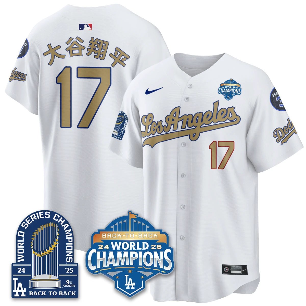 LAD Alternate Vapor Limited Jersey - 9x Champs - All Stitched by Los Angeles Dodgers
